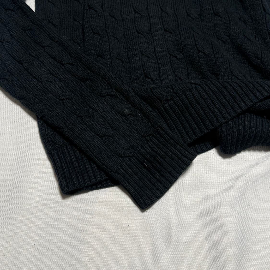 L 폴로랄프로렌 블랙 케이블 니트 상품이미지6