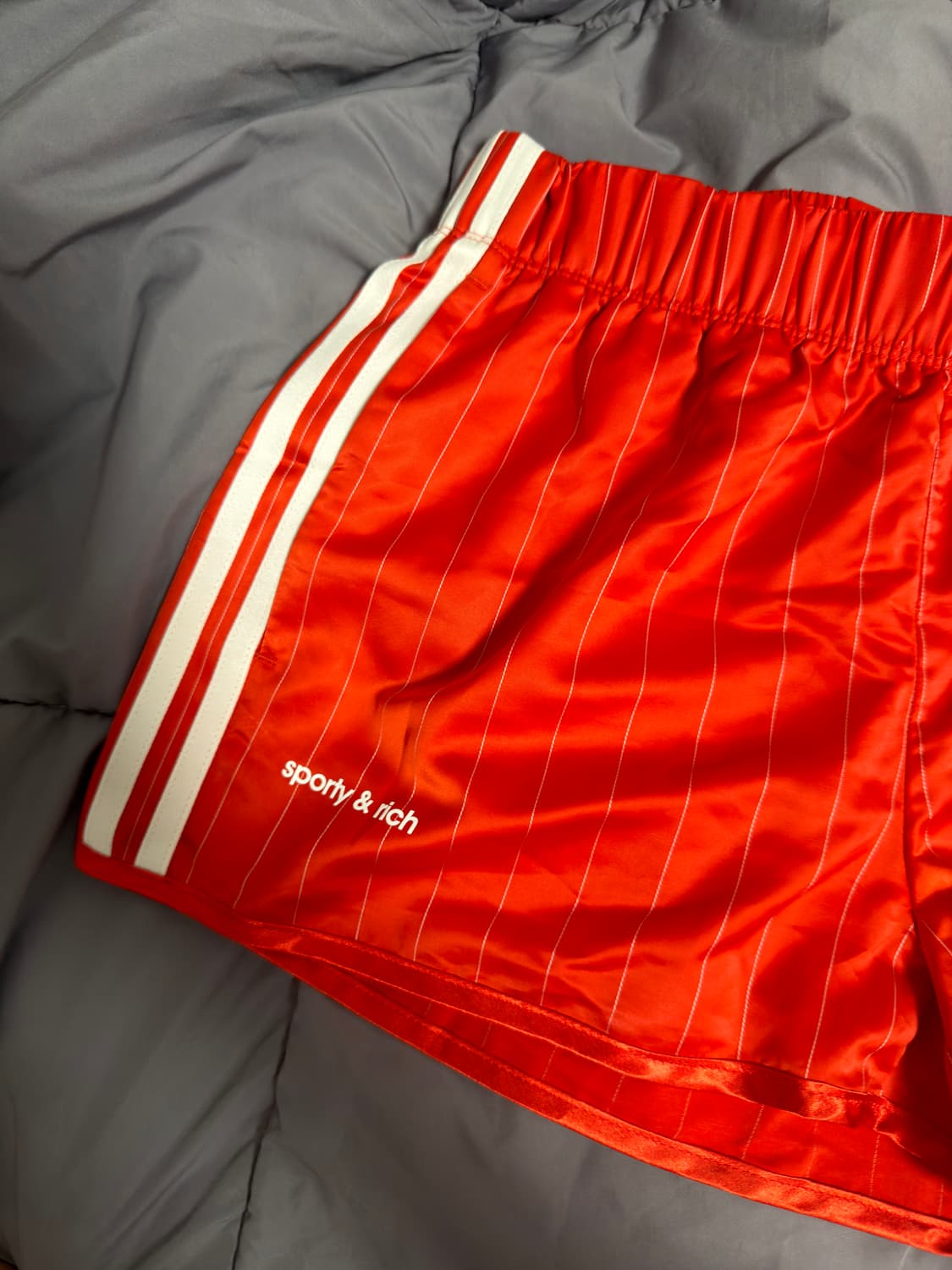 아디다스 sporty&rich 콜라보 반바지 상품이미지3