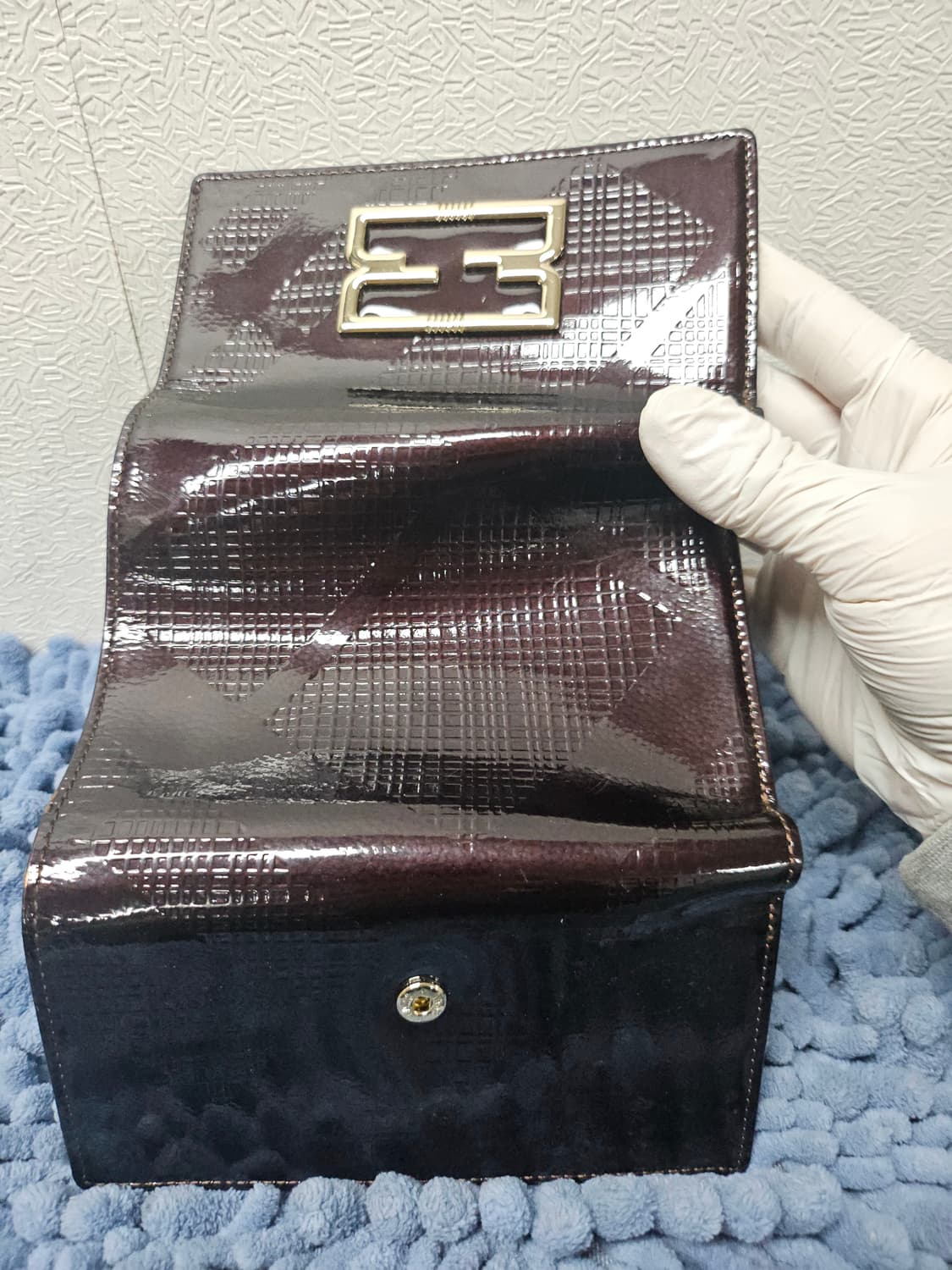 닥스 여성 3단 지갑 브라운  15*9 상품이미지7