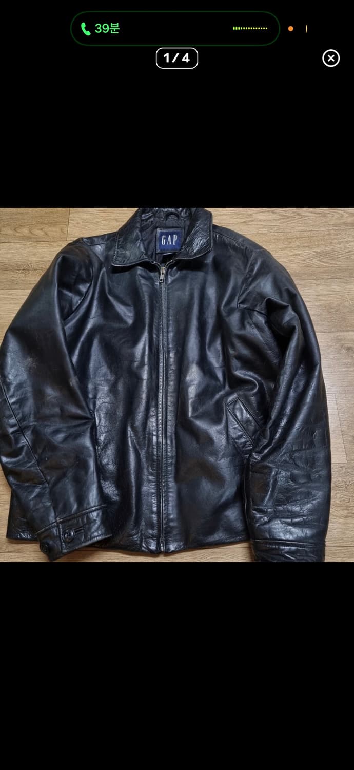 90s 올드갭 레더자켓 s 상품이미지1
