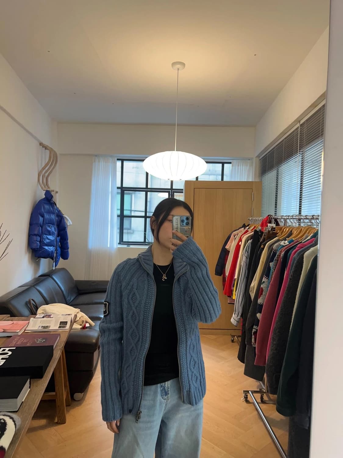 알마니 니트 집업  상품이미지4