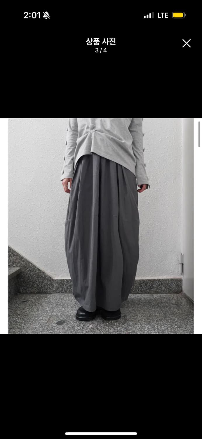 에프터먼데이 피에브레 드레이프 맥시 스커트 상품이미지3