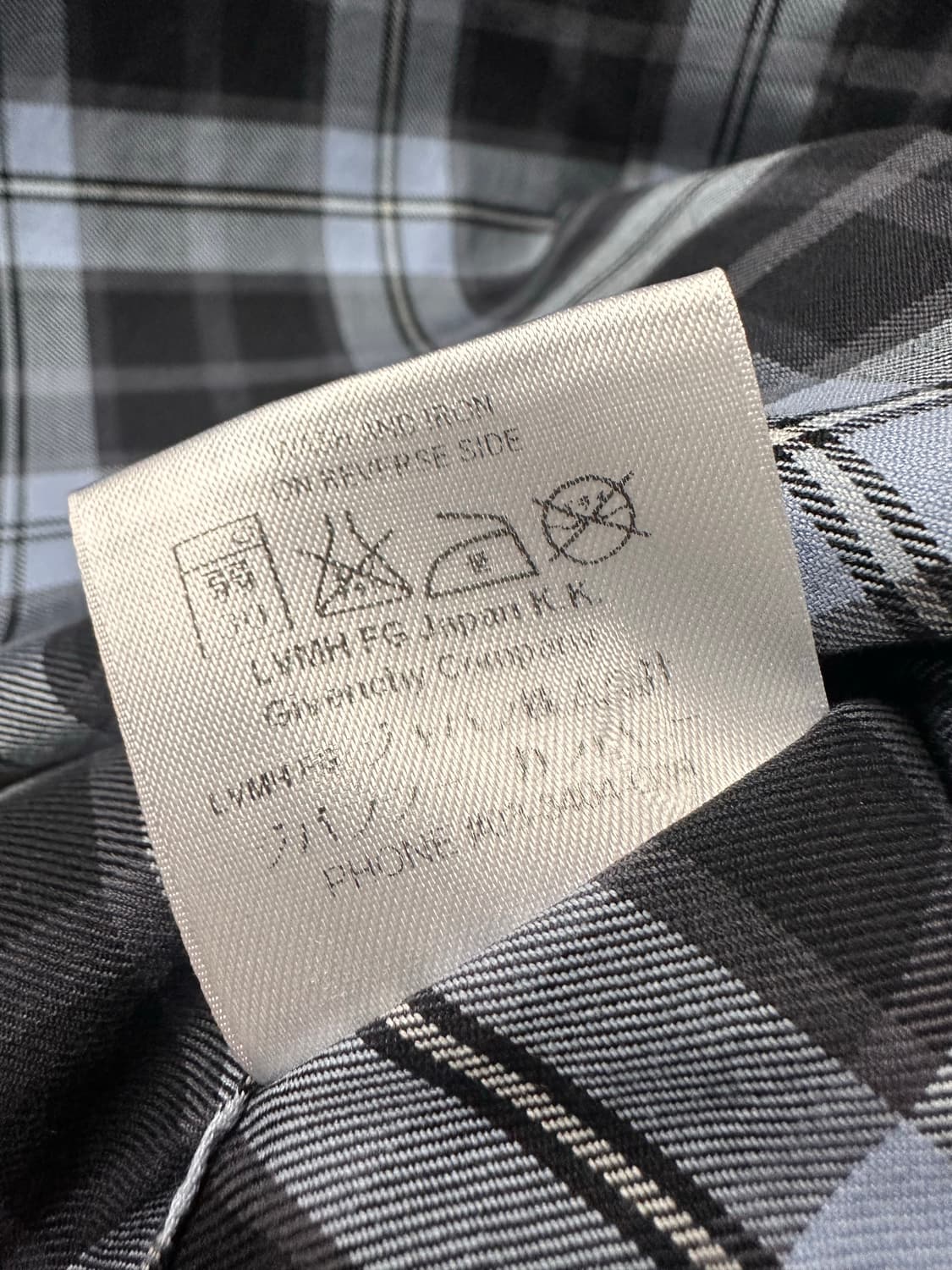 (38)지방시 별 패치 타탄체크 셔츠 상품이미지10