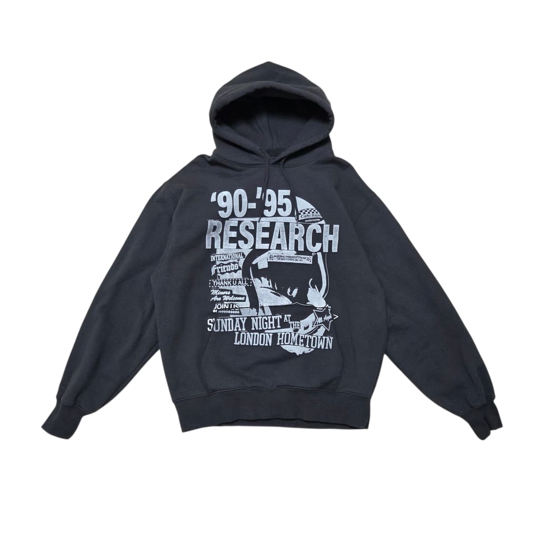 Vivastudio 비바스튜디오 M 빅로고 기모 후드티  상품이미지1