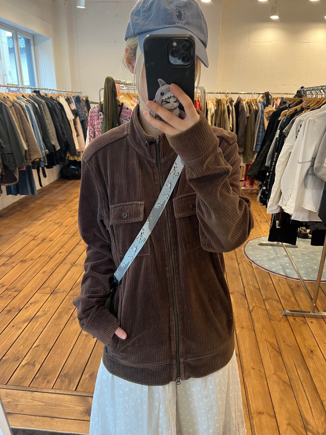 캘빈 브라운 코듀로이 포켓 집업 상품이미지1