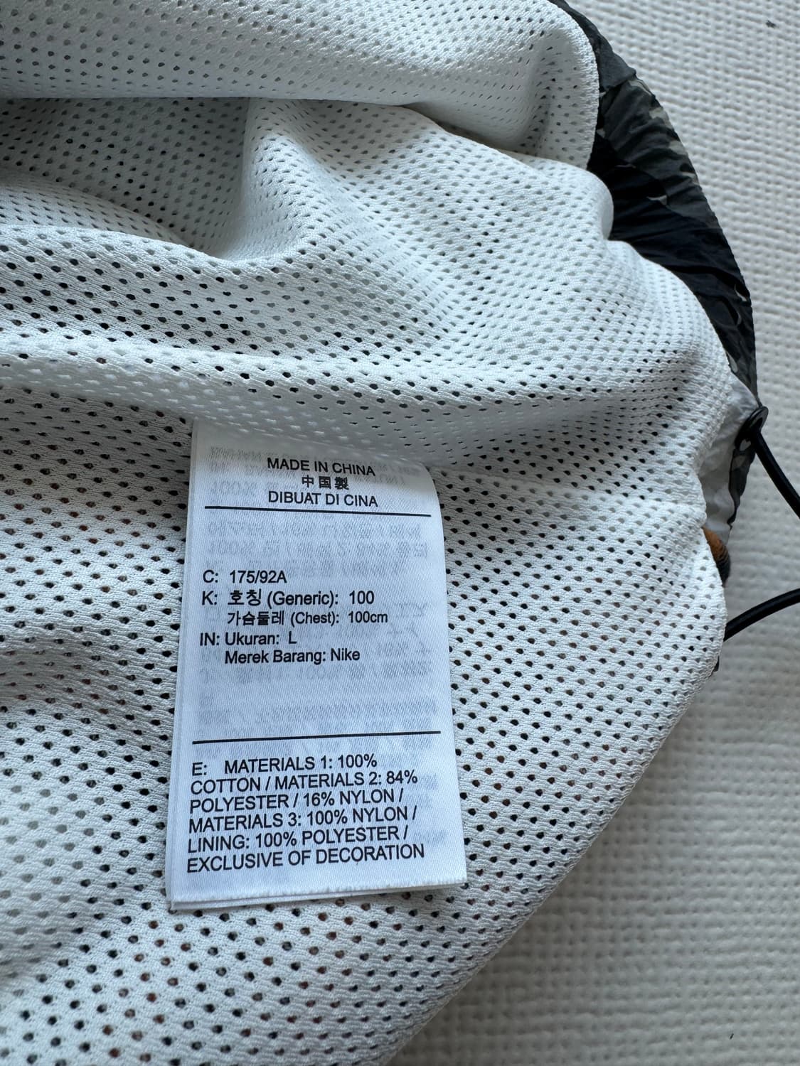 조던 x 러셀 웨스트브룩 와이낫 패치워크 아노락 L 상품이미지5