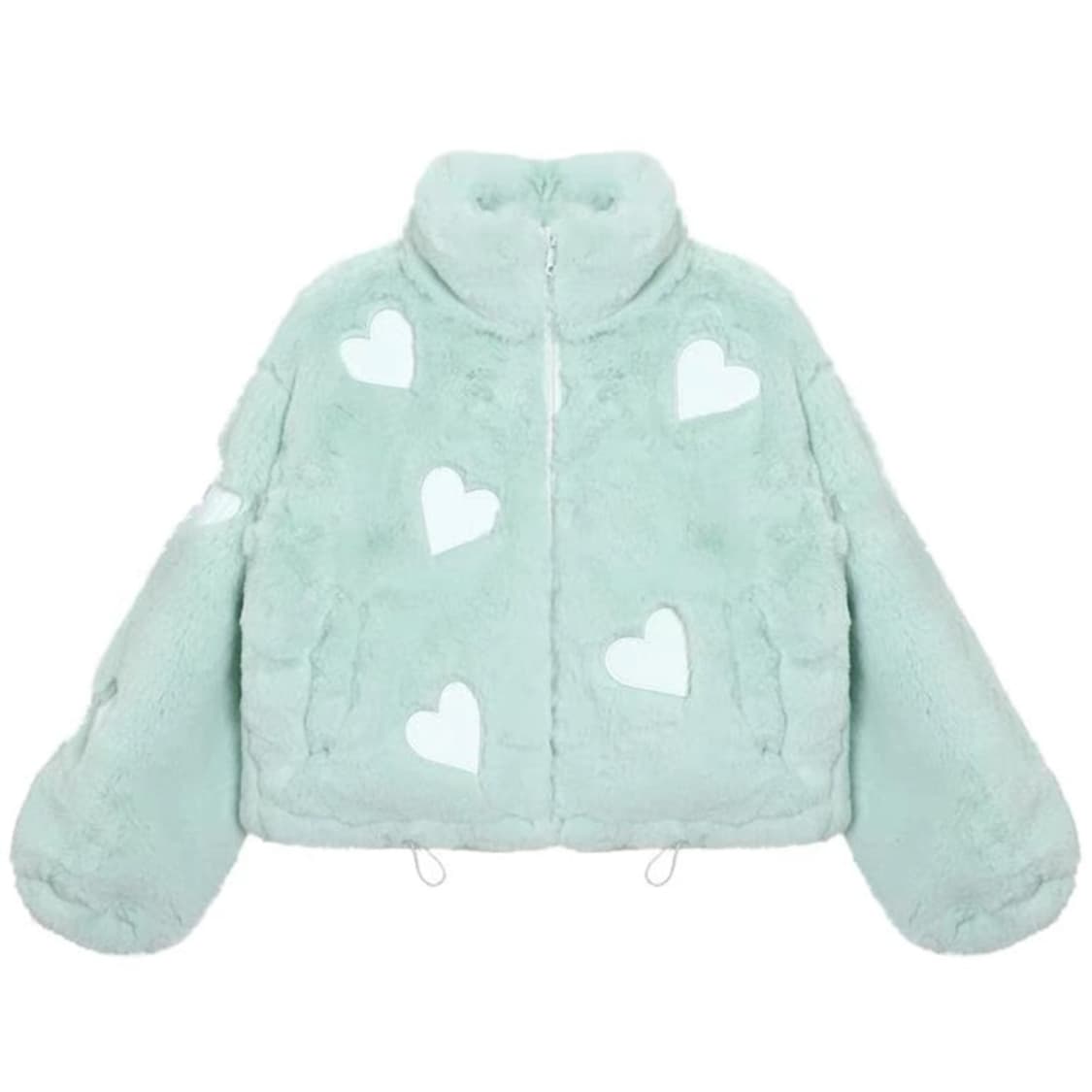 트위디아 하트 퍼 자켓 상품이미지1