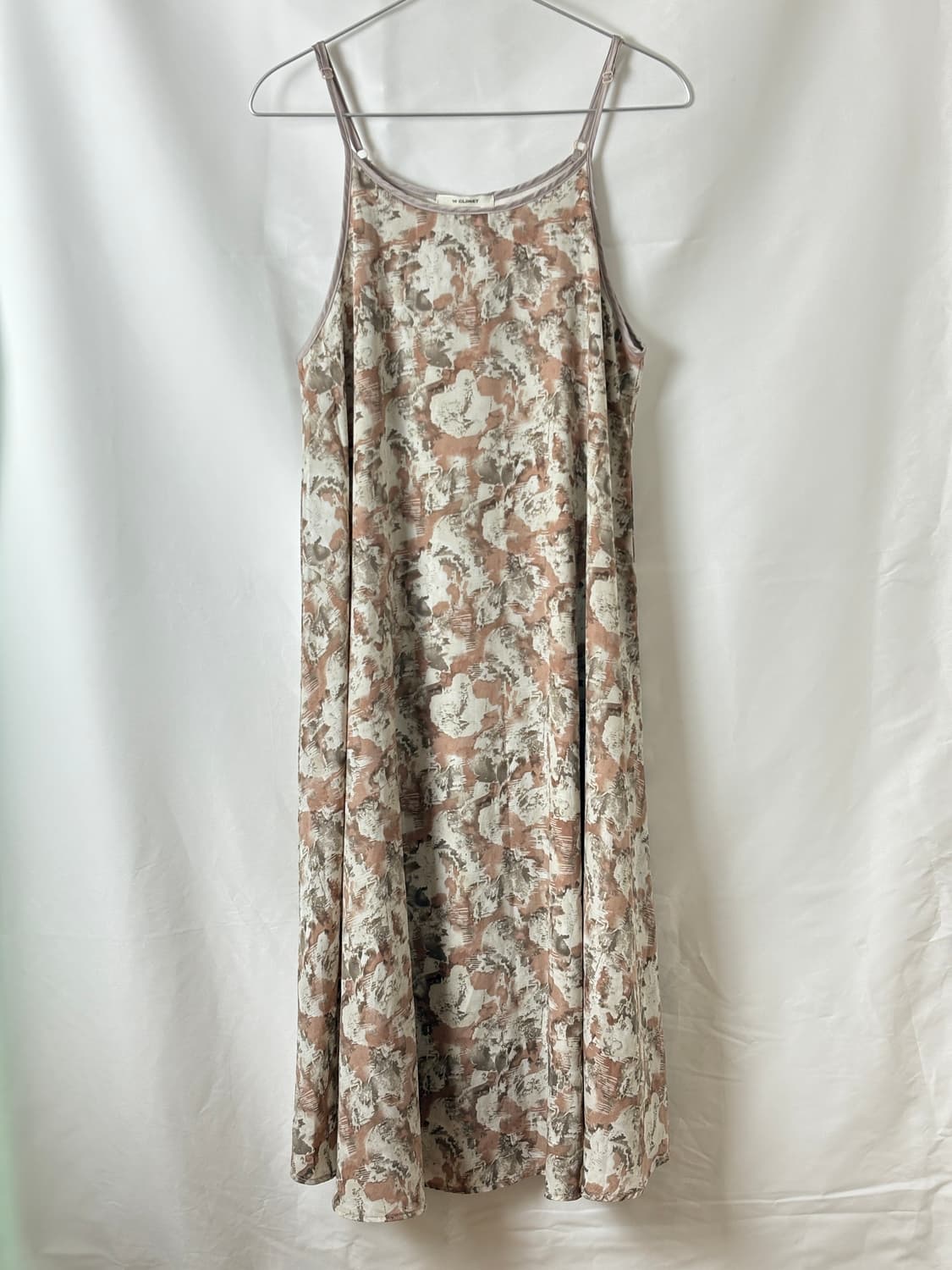 소프트 믹스 컬러 레이어드 슬립 원피스 상품이미지3