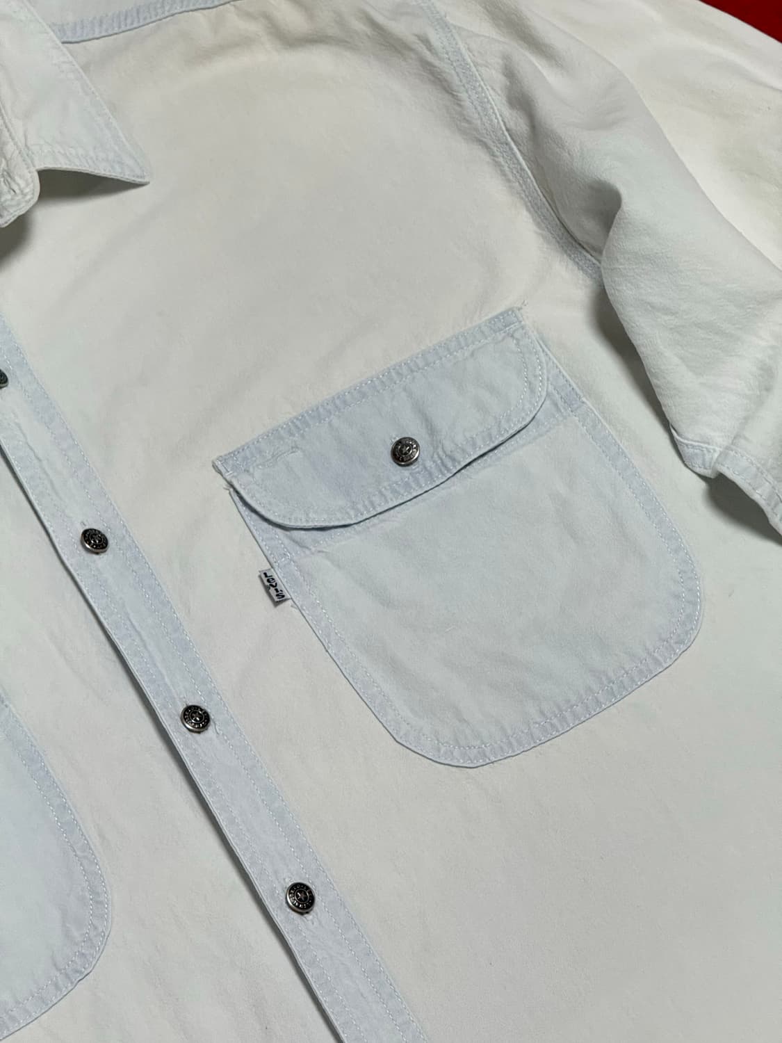 리바이스 워크셔츠 Levi’s Work Shirt  워시드 남방 [XL] 상품이미지7