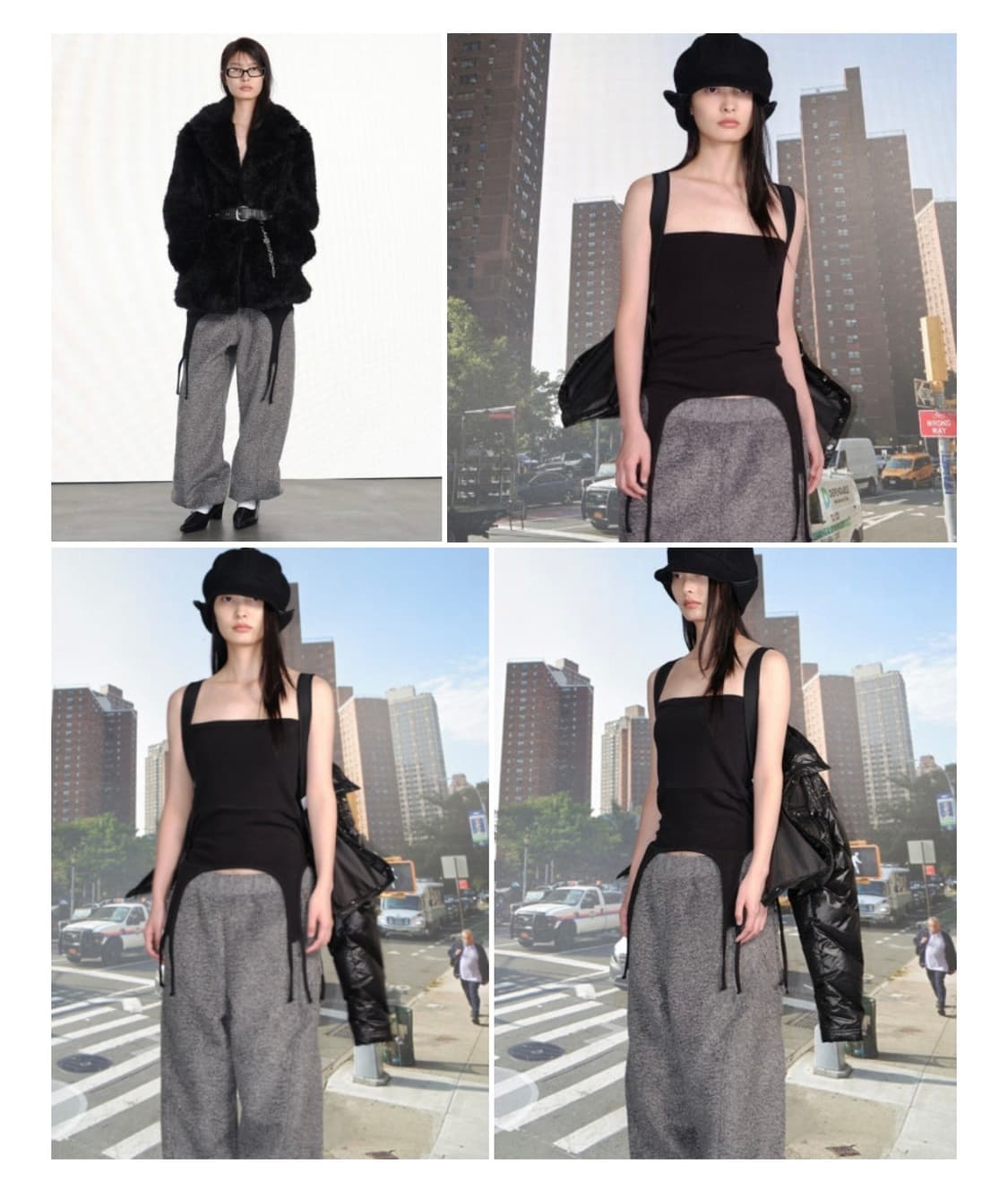 Cerric. GARTER COTTON SKIRT / BLACK 상품이미지5