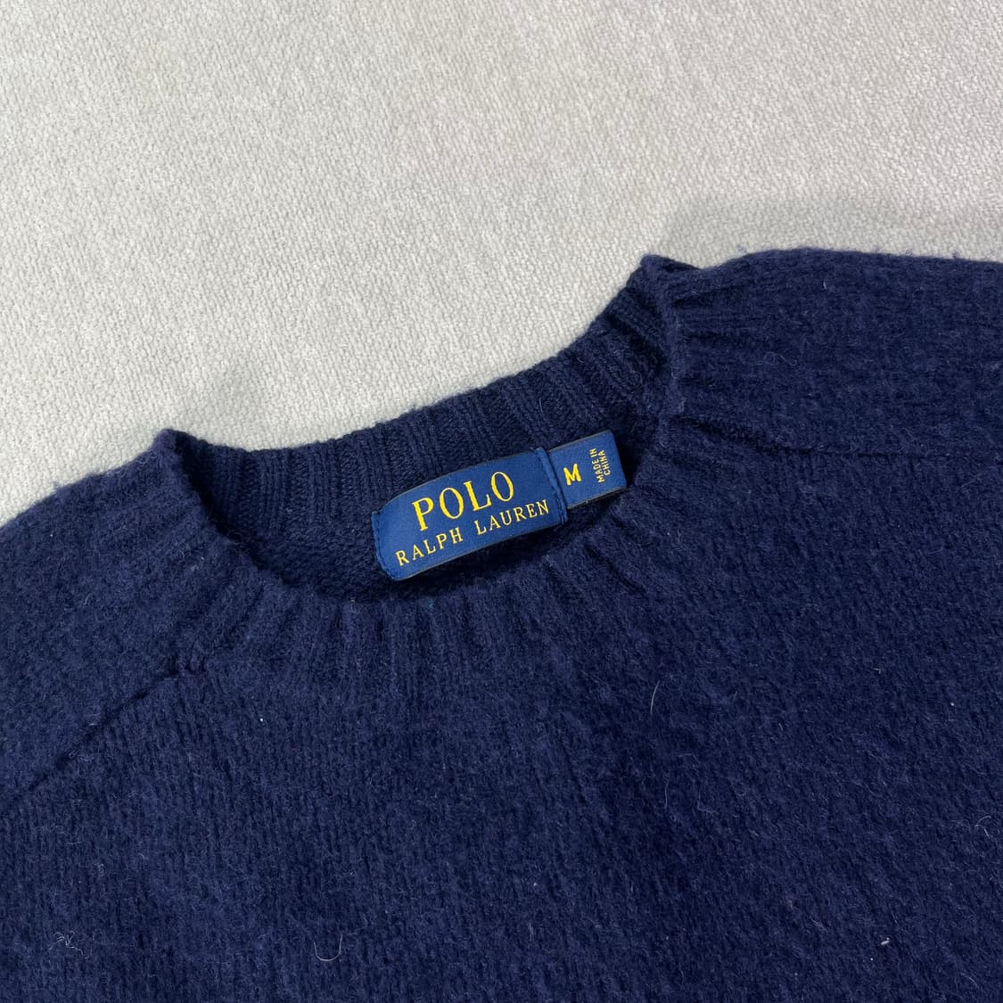 100 폴로랄프로렌 울 네이비 니트 상품이미지2