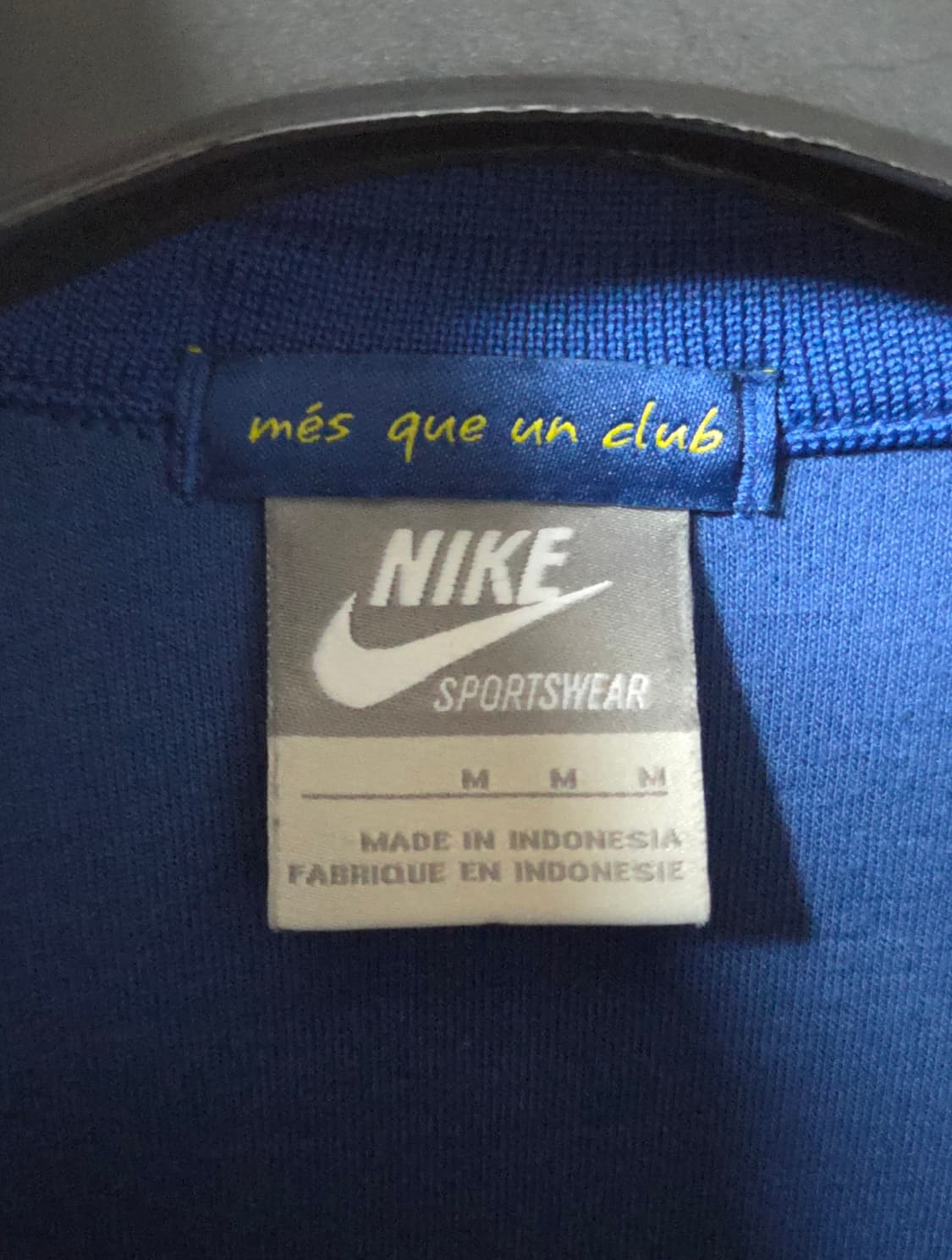 (착샷) 나이키 바르셀로나 유니폼 져지 트랙탑 레트로 09-10 상품이미지3