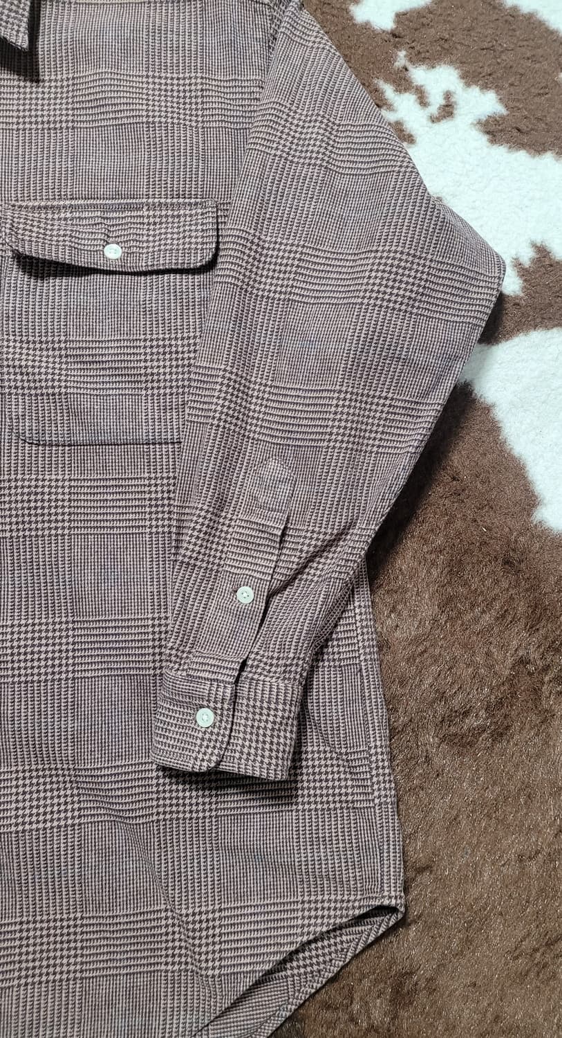 폴로 랄프로렌 도톰  브라운 체크 남방 (L) 상품이미지5