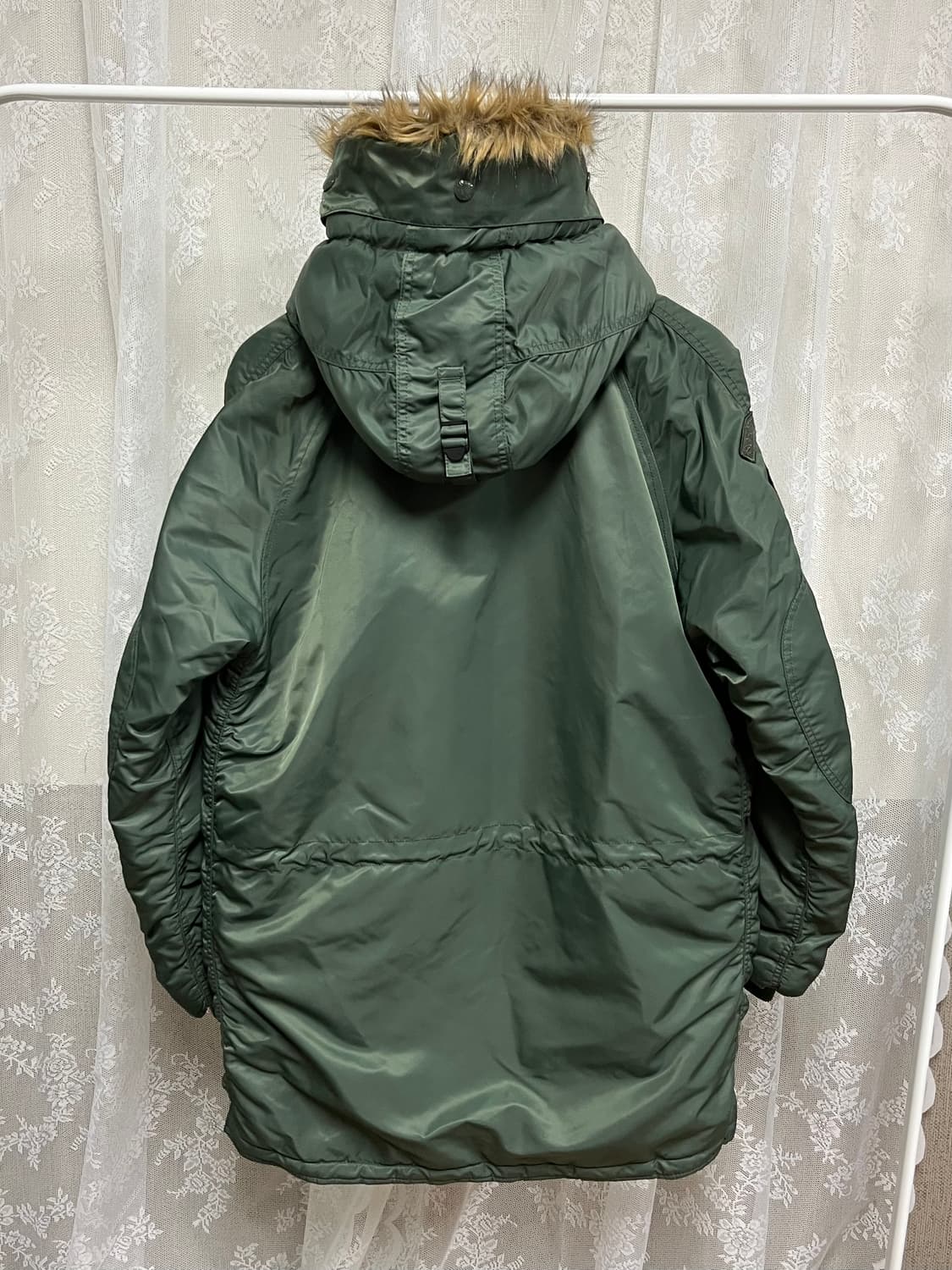 L) 쇼트 Schott 밀리터리 야상 패딩 그린 상품이미지2