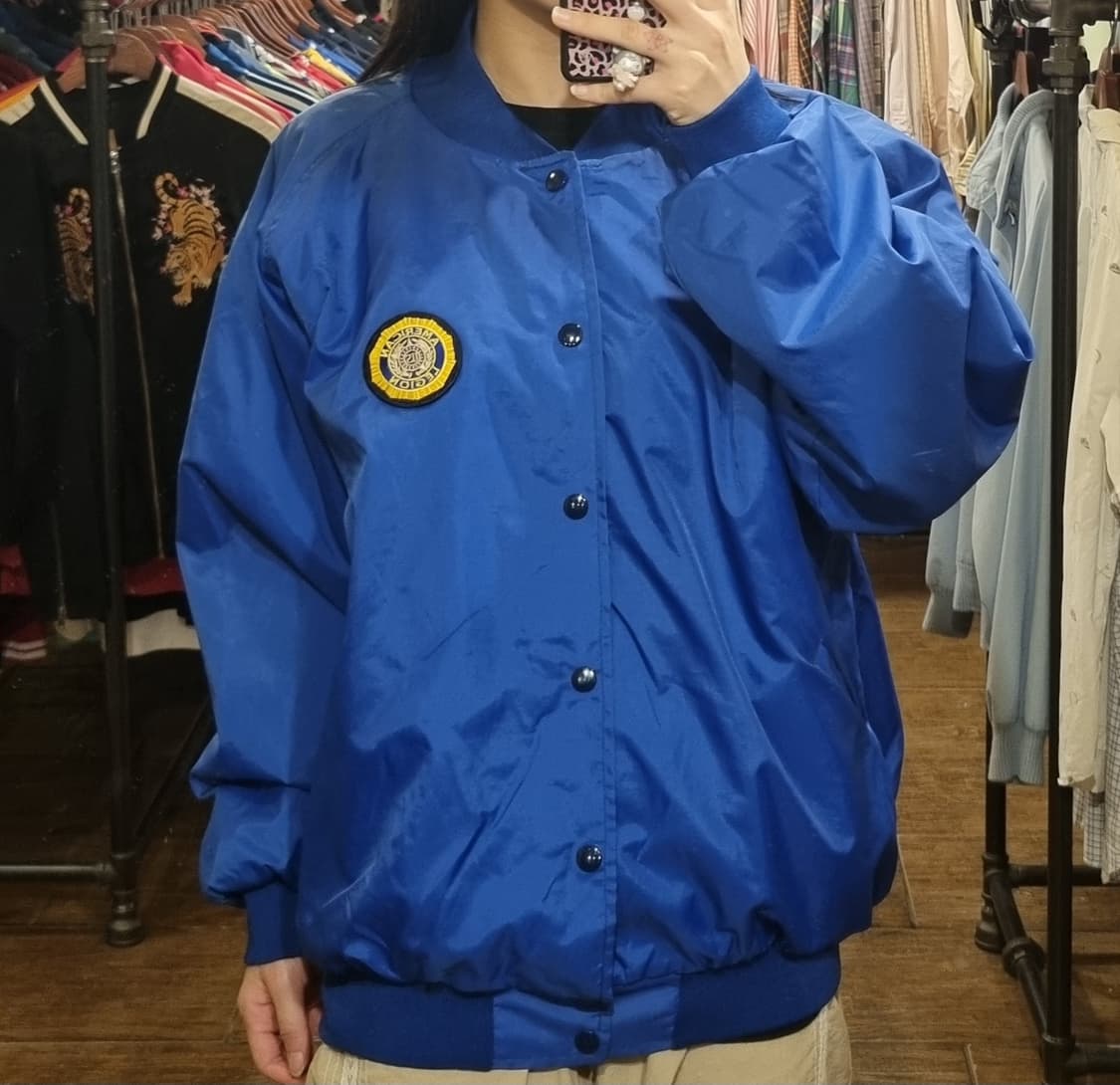 [Hi] vtg 빈티지 야구점퍼 블루 상품이미지1