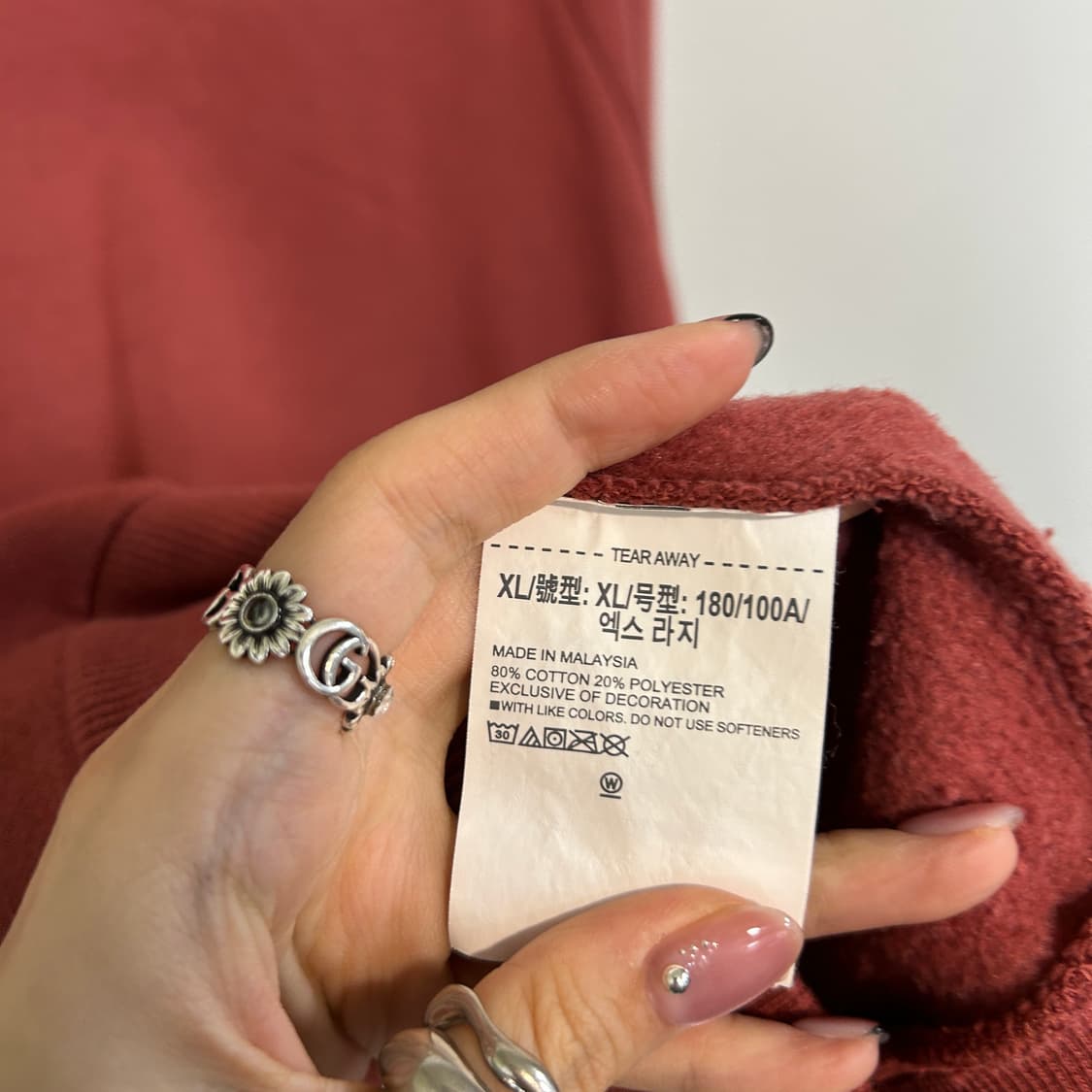 언더아머 남성 기모 맨투맨 XL 상품이미지4