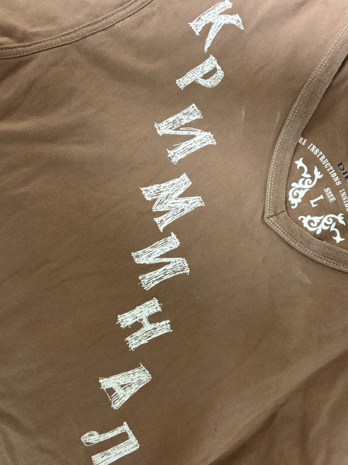 디젤 브이넥 반팔티 상품이미지4