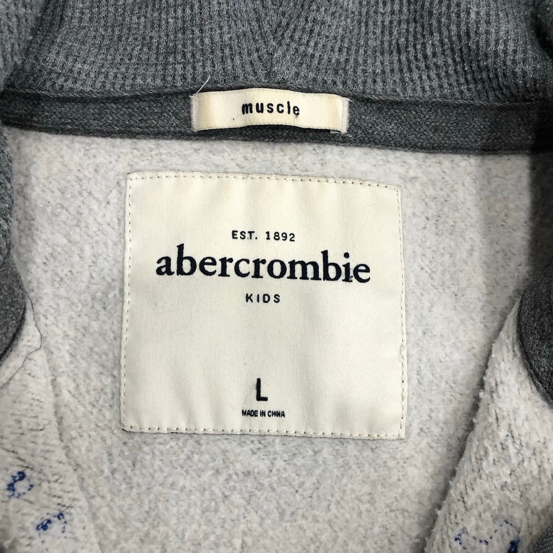 아베크롬비 걸즈 그레이 후드집업  상품이미지5