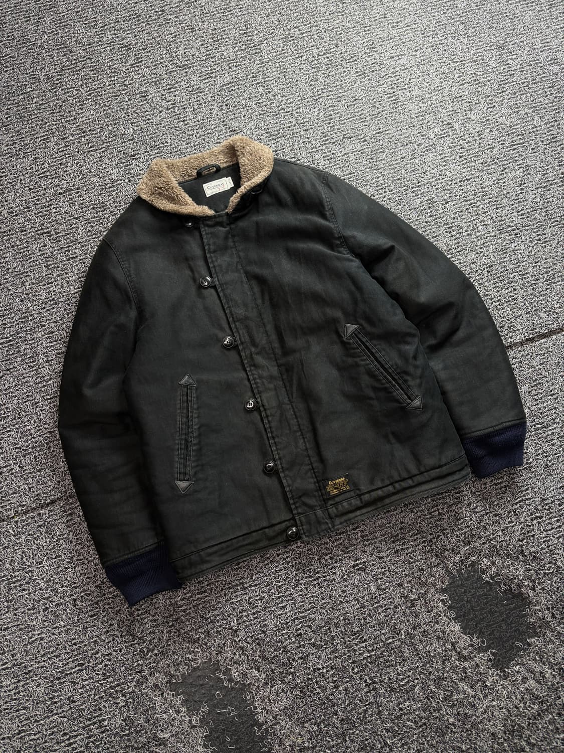 커버낫 아메카지 오리지널 N-1 덱 자켓 블랙 3453 상품이미지1