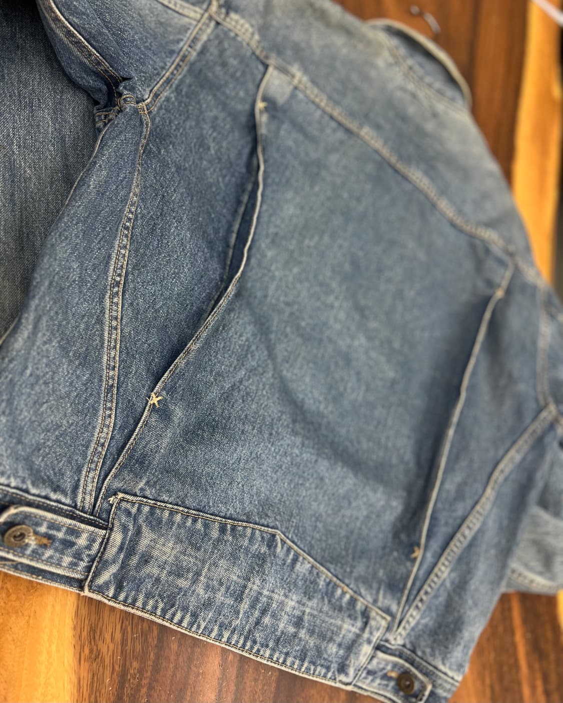 90‘s 올드스쿨 견장 데님자켓  상품이미지10