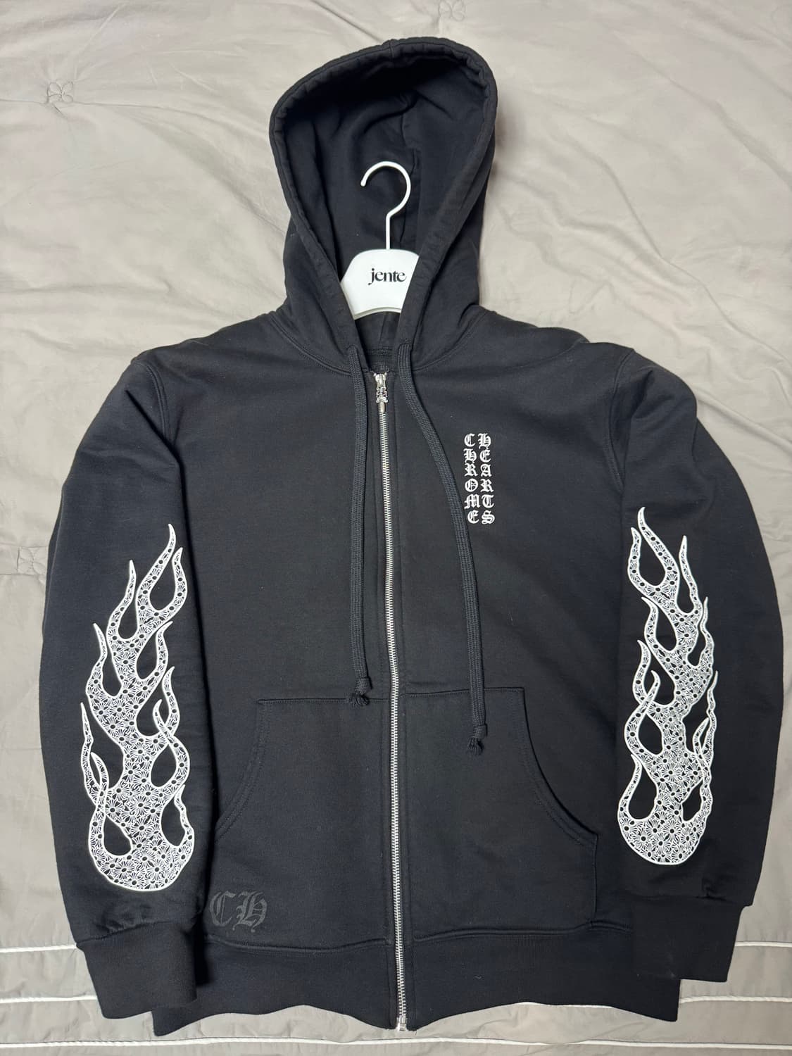 크롬하츠 플레임 헤비웨이트 집업 L 상품이미지1