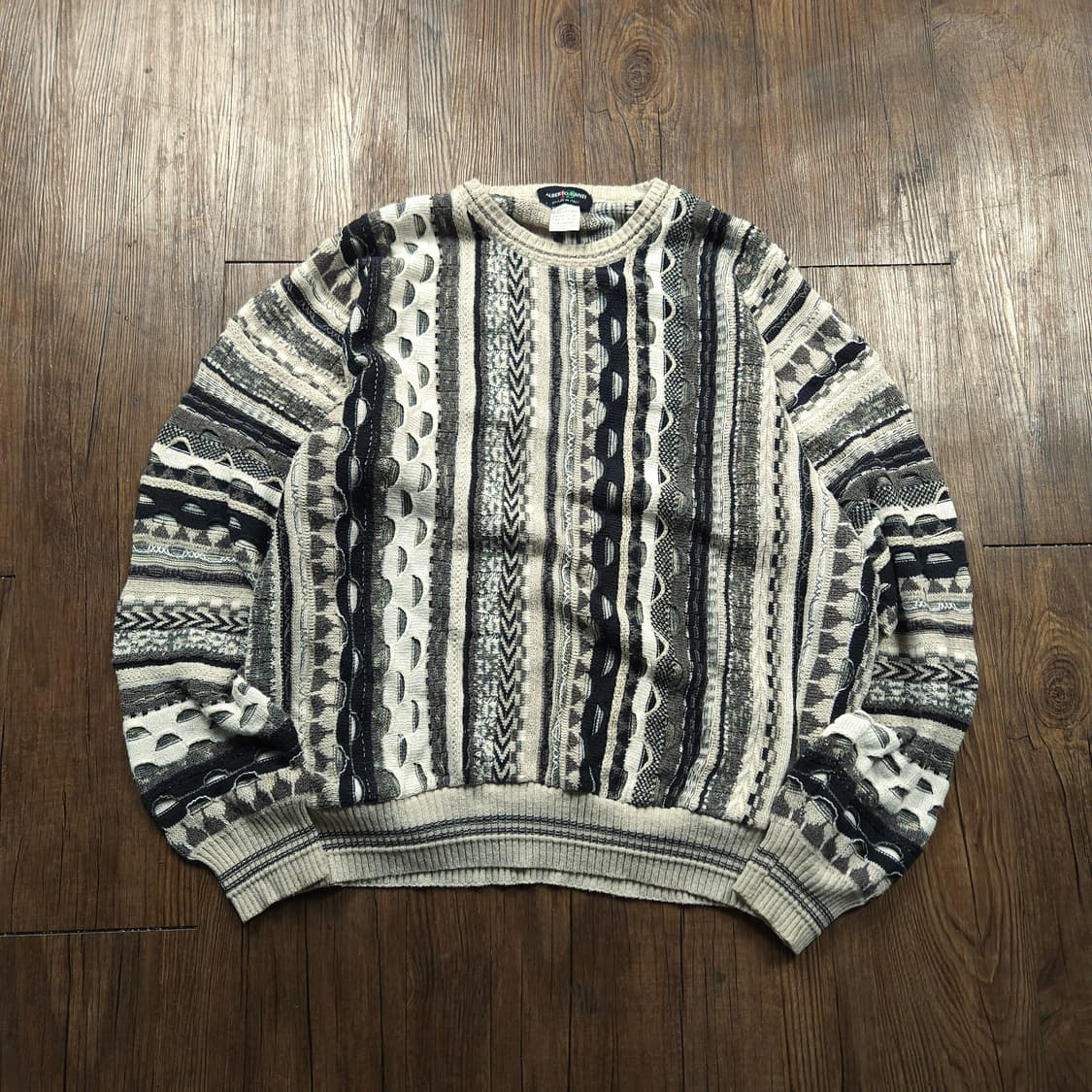 알베르토 단티 이태리 빈티지 케이블 코스비 스웨터 상품이미지1