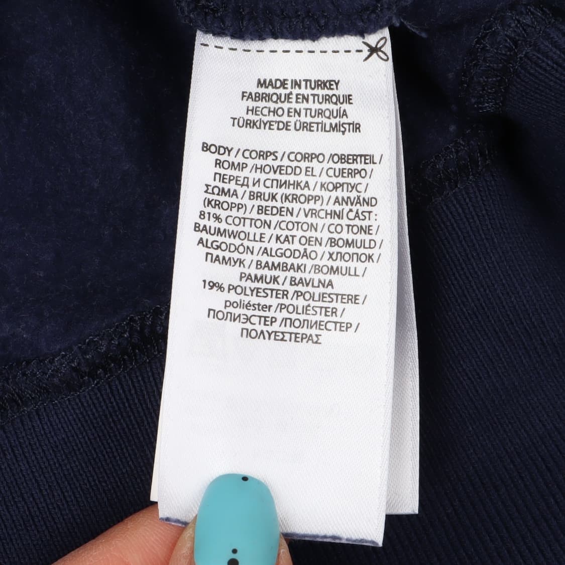 폴로 랄프로렌 네이비 스트라이프 화이트 후드티 상품이미지9