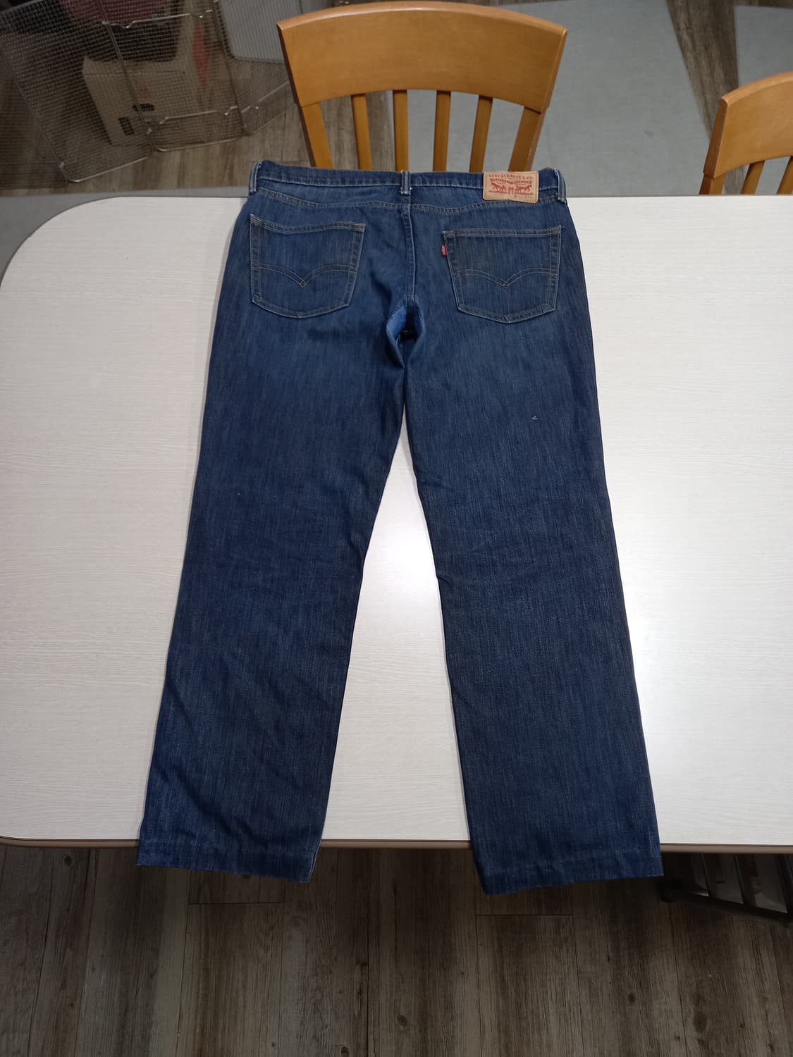 34 리바이스511 워싱 스판 슬림일자진 진청 34-566 상품이미지2