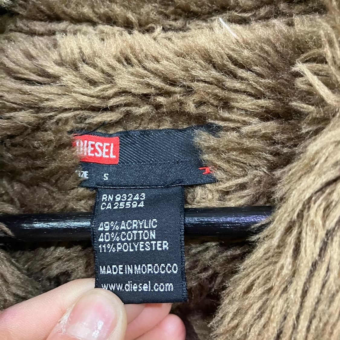 디젤 펑크 퍼 코트 상품이미지7