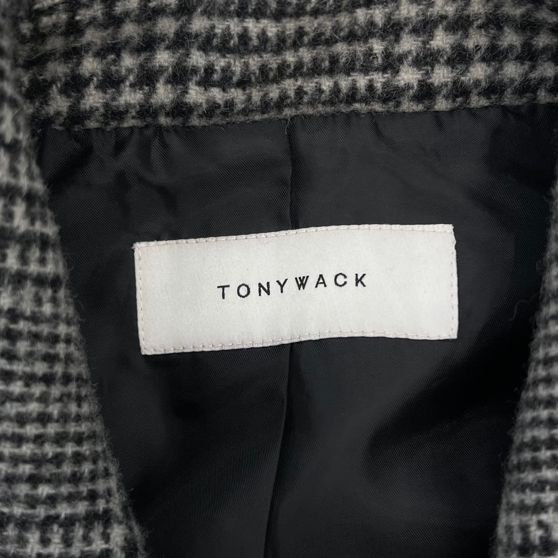 토니웩 울캐시미어 체크코트 r2845 상품이미지6