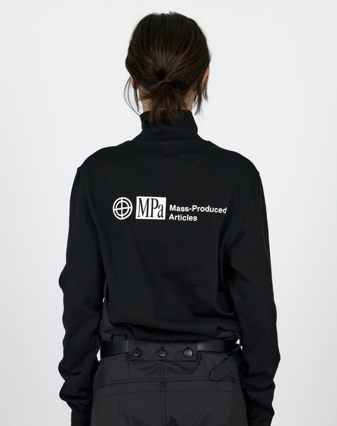 플라스틱프로덕트 HALP ZIP 블랙 긴팔슬리브 s 사이즈 상품이미지2