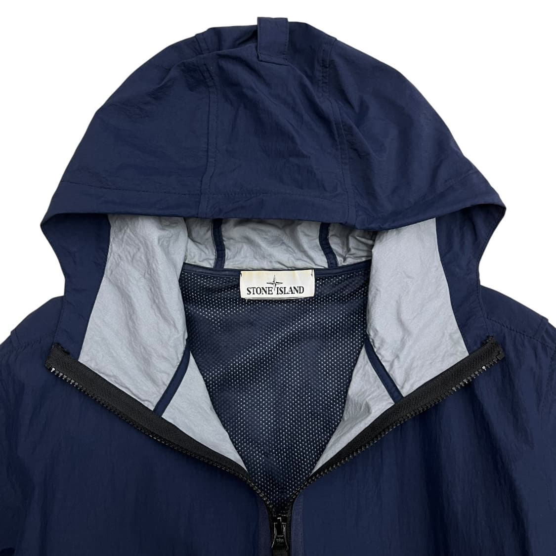 스톤아일랜드 사이드와펜 네이비 후드 바람막이 2XL 상품이미지6