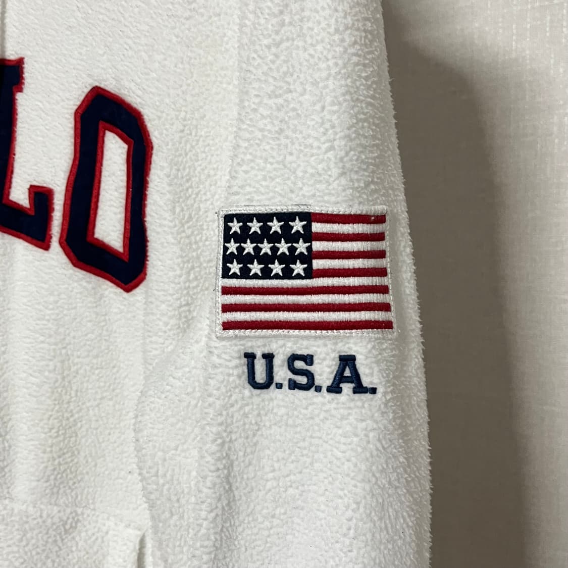 폴로 랄프로렌 빅스펠아웃 USA 기모 후드티 L 상품이미지7