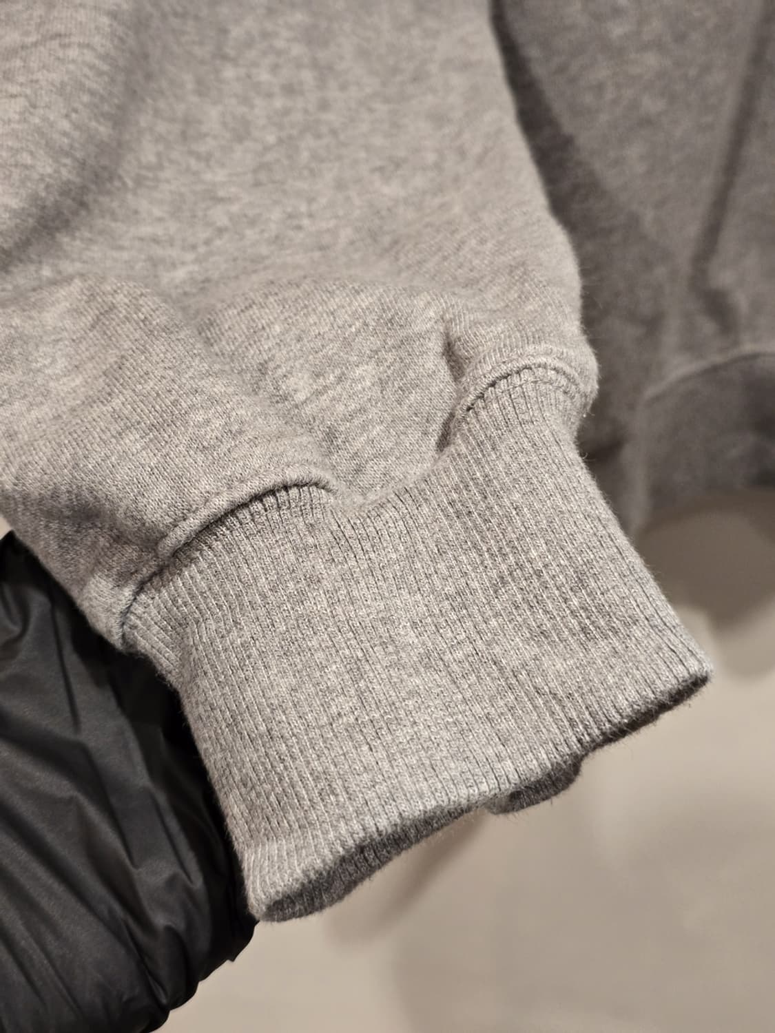 Sport-Tek Grey Fleece 쿼터집업 스웻셔츠 상품이미지3