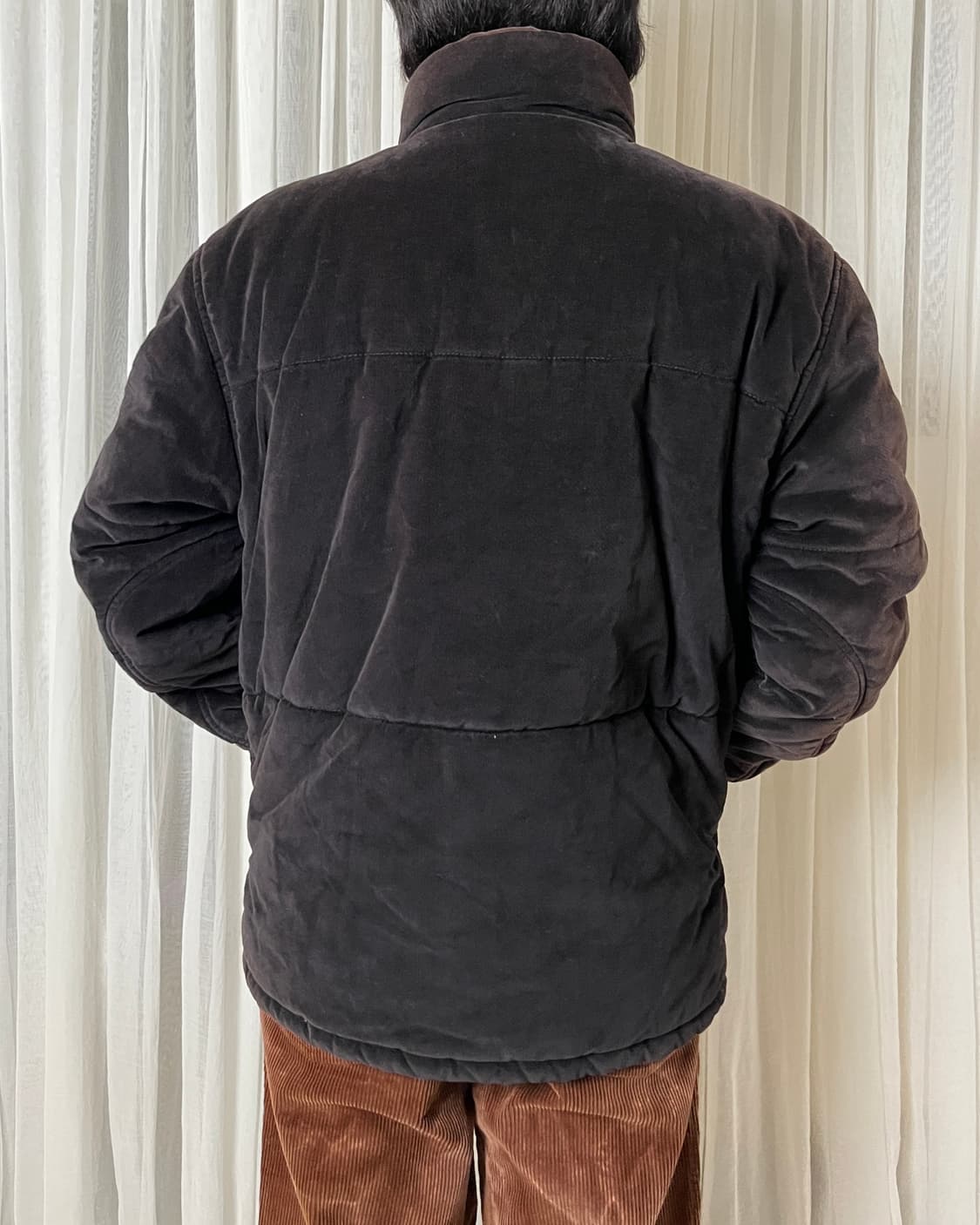 꼼데가르송 벨루어 푸퍼자켓 comme des garcons 패딩 상품이미지2