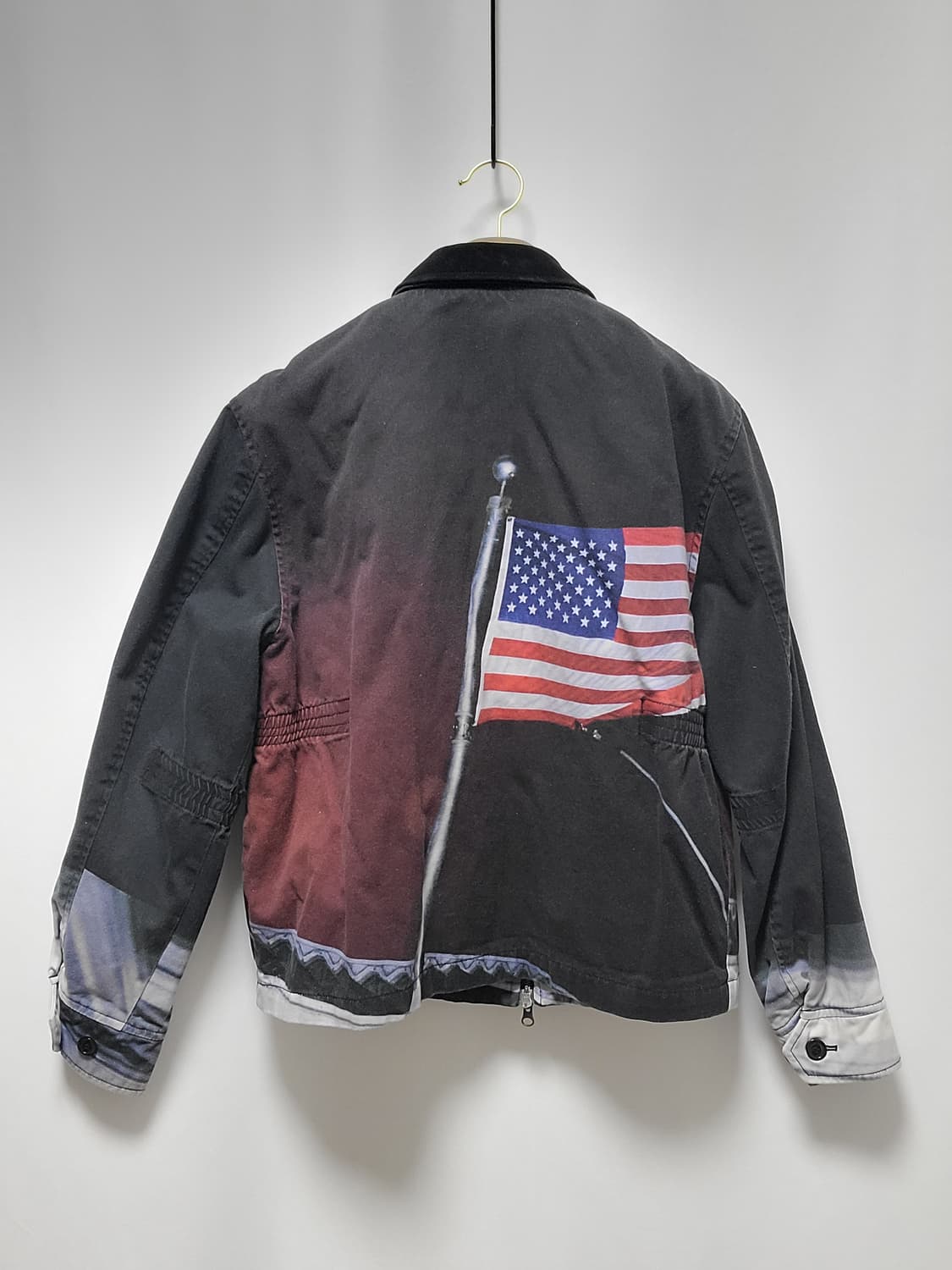 디스니즈네버댓 성조기로고 스펠아웃패치 자켓 상품이미지1