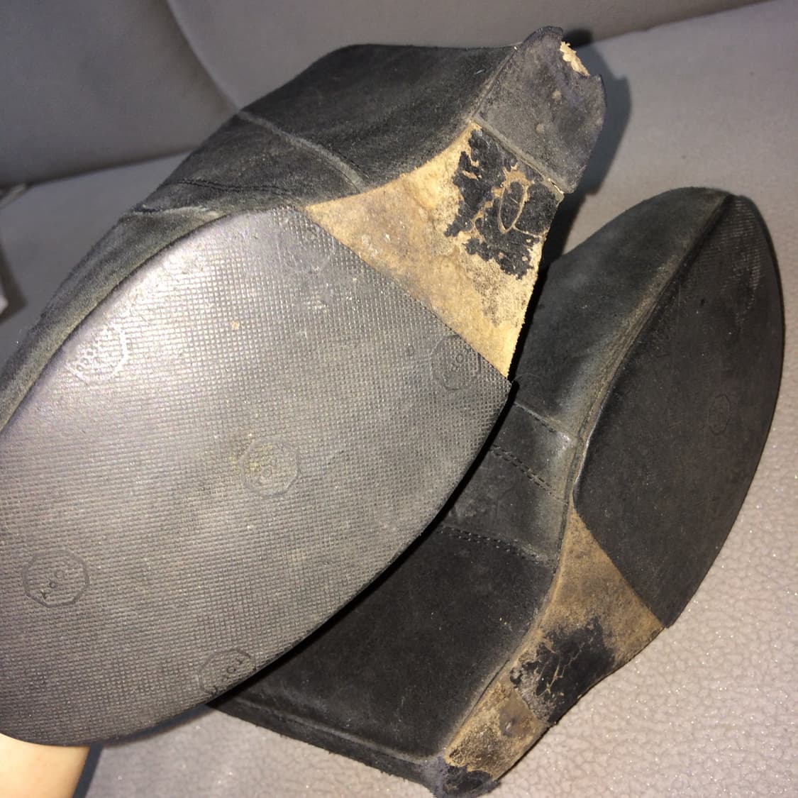 릭오웬스 웨지힐 부츠 37 (240) 상품이미지2