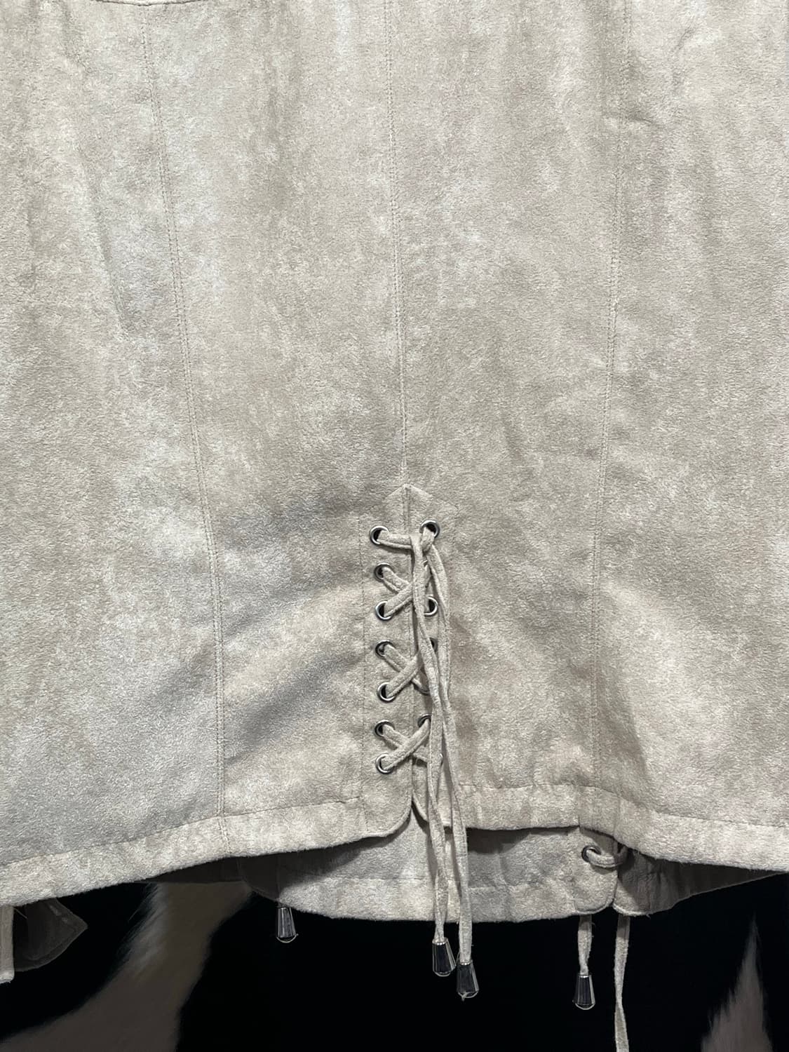 아일렛 베이지 스웨이드 자켓 상품이미지6