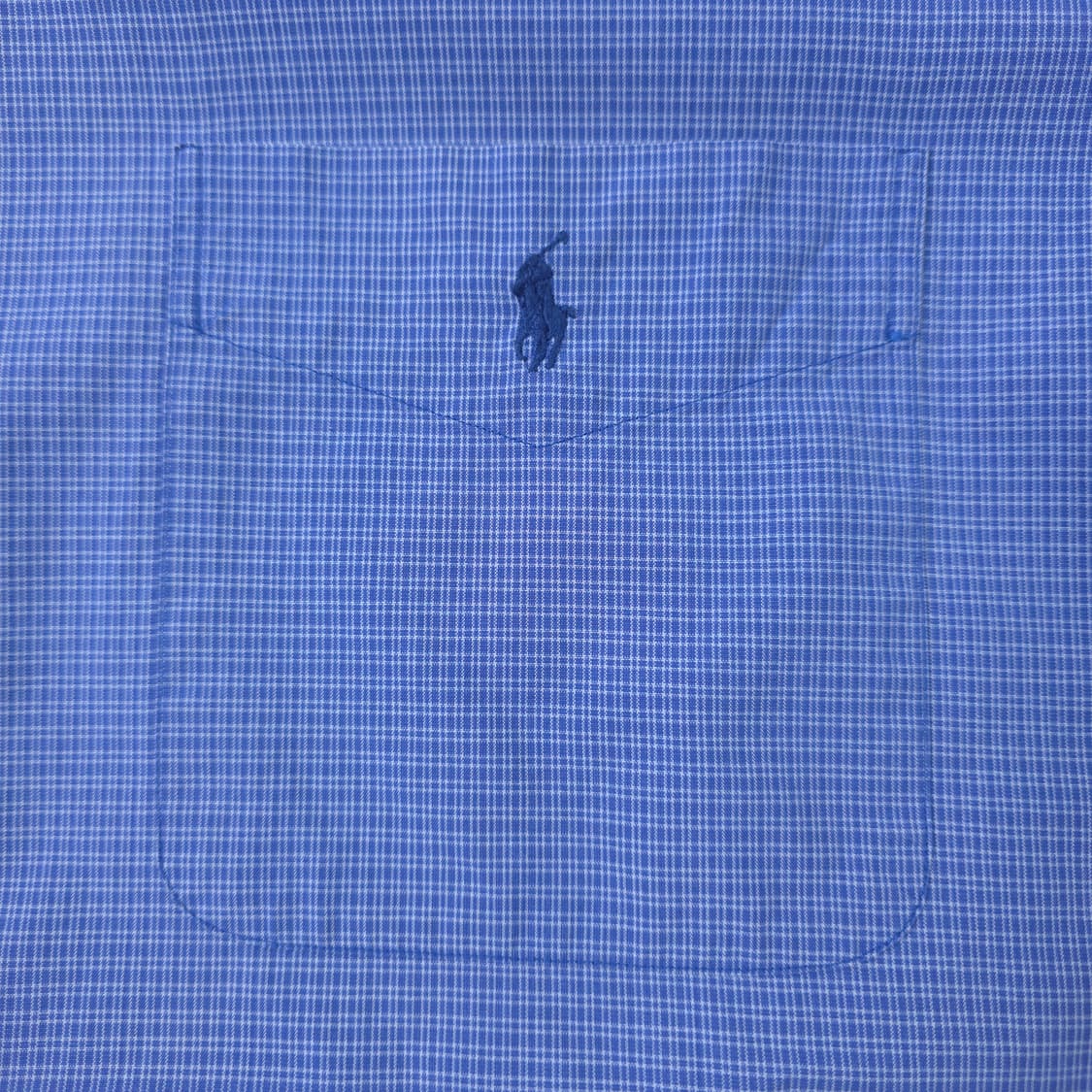 폴로 랄프로렌 블레이크 코튼 체크셔츠 네이비체크 (XXL) 상품이미지3