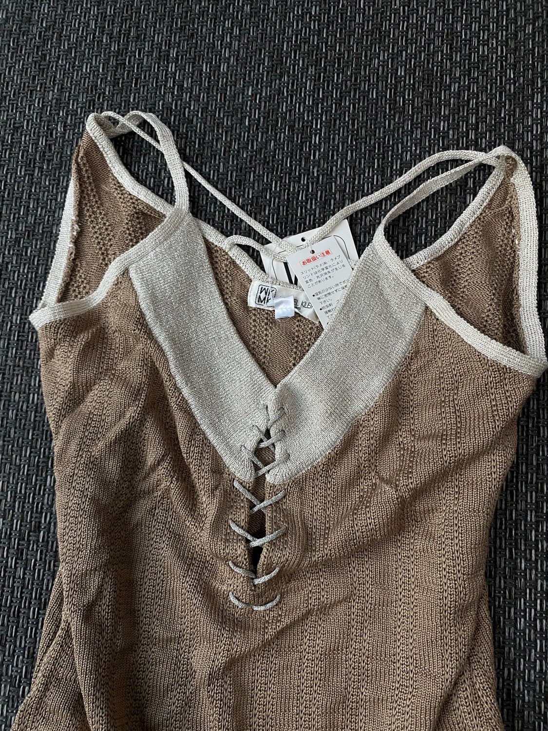 [MICHEL KLEIN] 00’s Lace-Up Sleeveless 상품이미지4