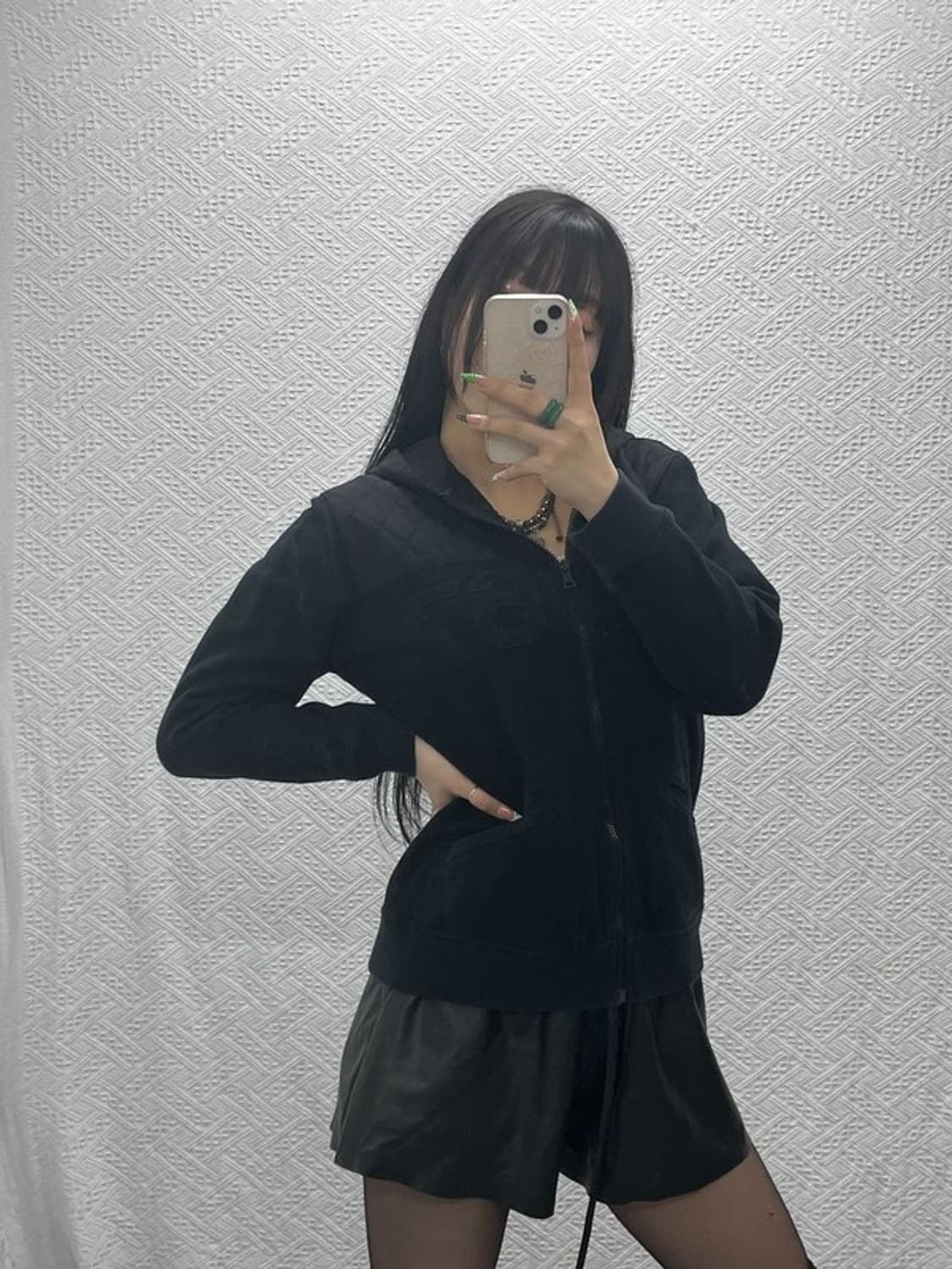 폴로 랄프로렌 스트릿 펑크 퀄팅 기모 후드집업 95 C09148 상품이미지2