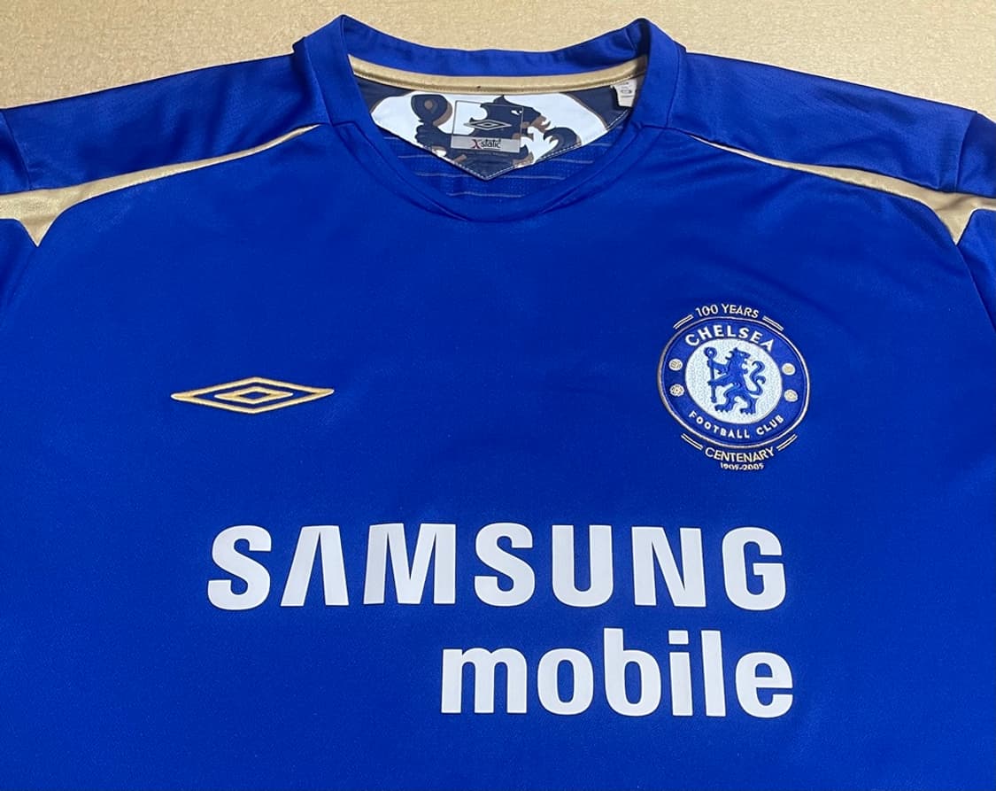 엄브로 첼시 05/06 100주년 홈 셔츠 램파드 No.8 상품이미지6