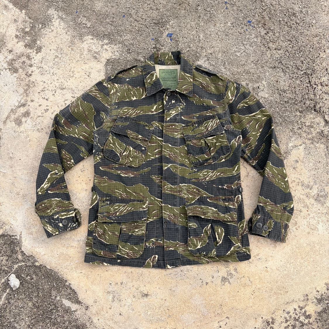 알파 인더스트리 빈티지 타이거 카모 BDU 자켓 M 상품이미지1