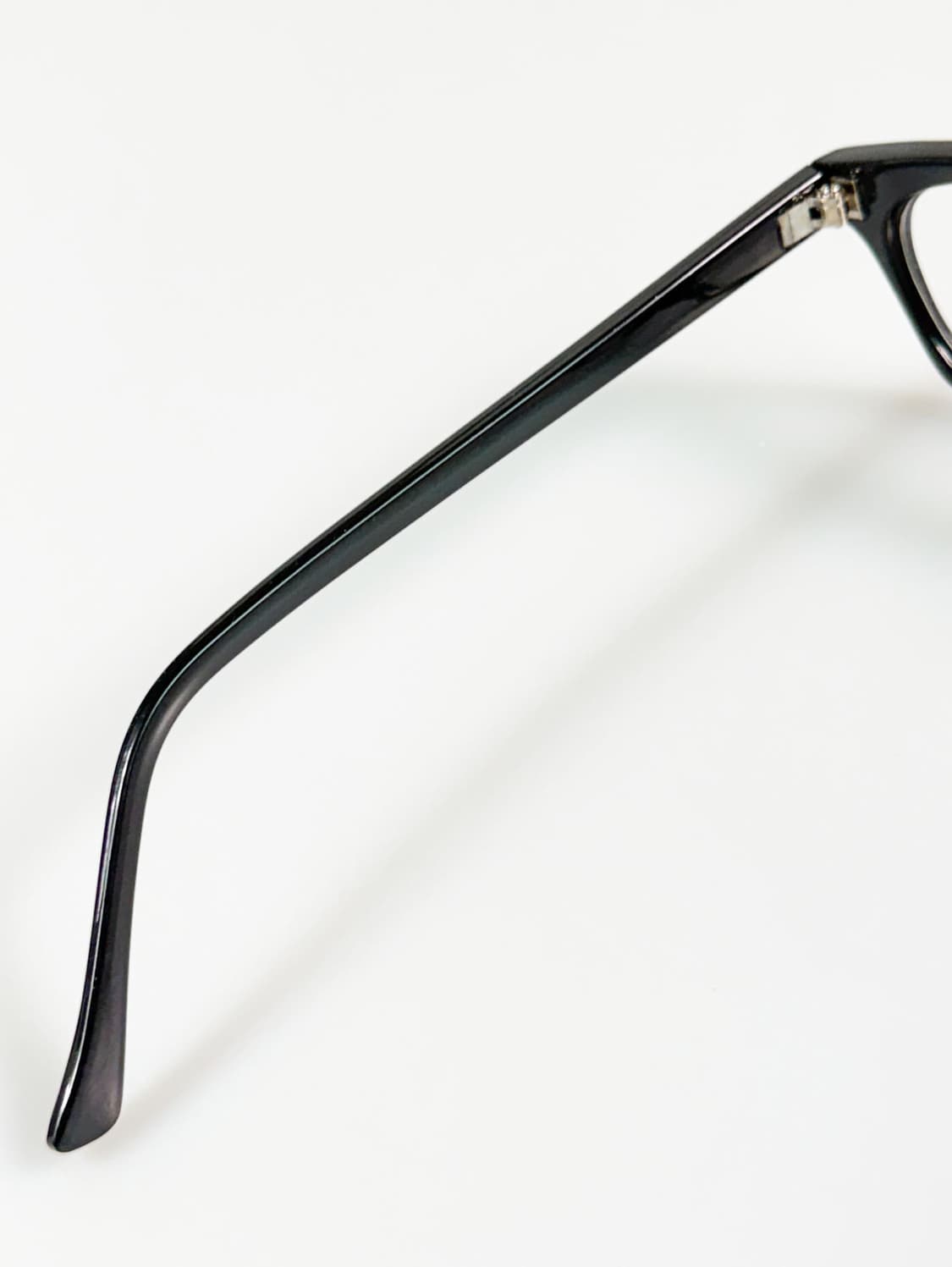 90s 블랙 클래식 뿔테 스퀘어 프레임 빈티지 안경 상품이미지7