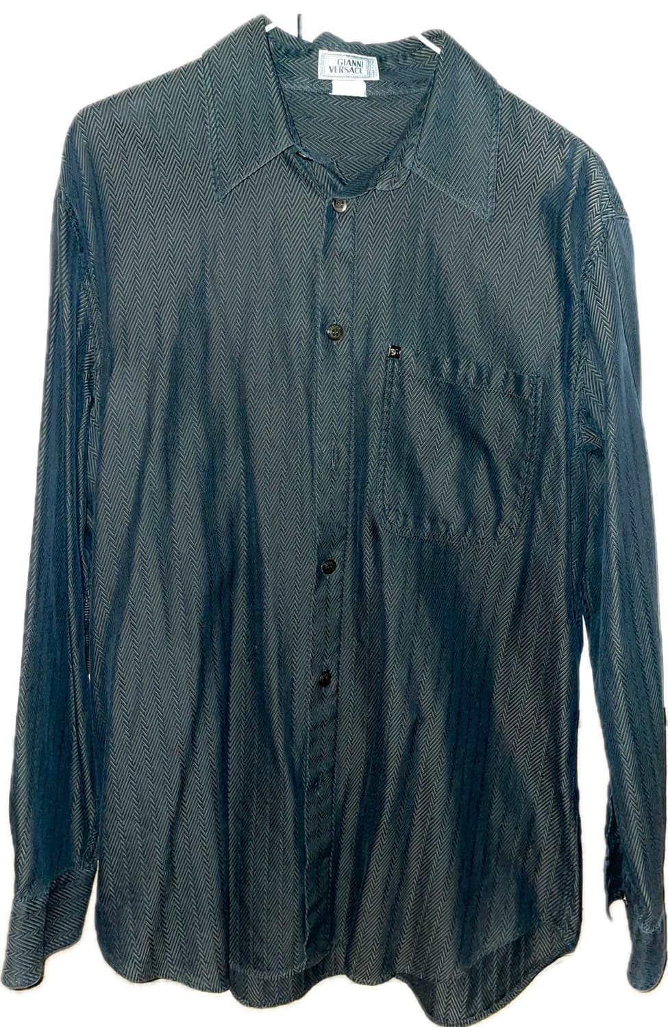 지아니 베르사체 그린패턴 셔츠 상품이미지1