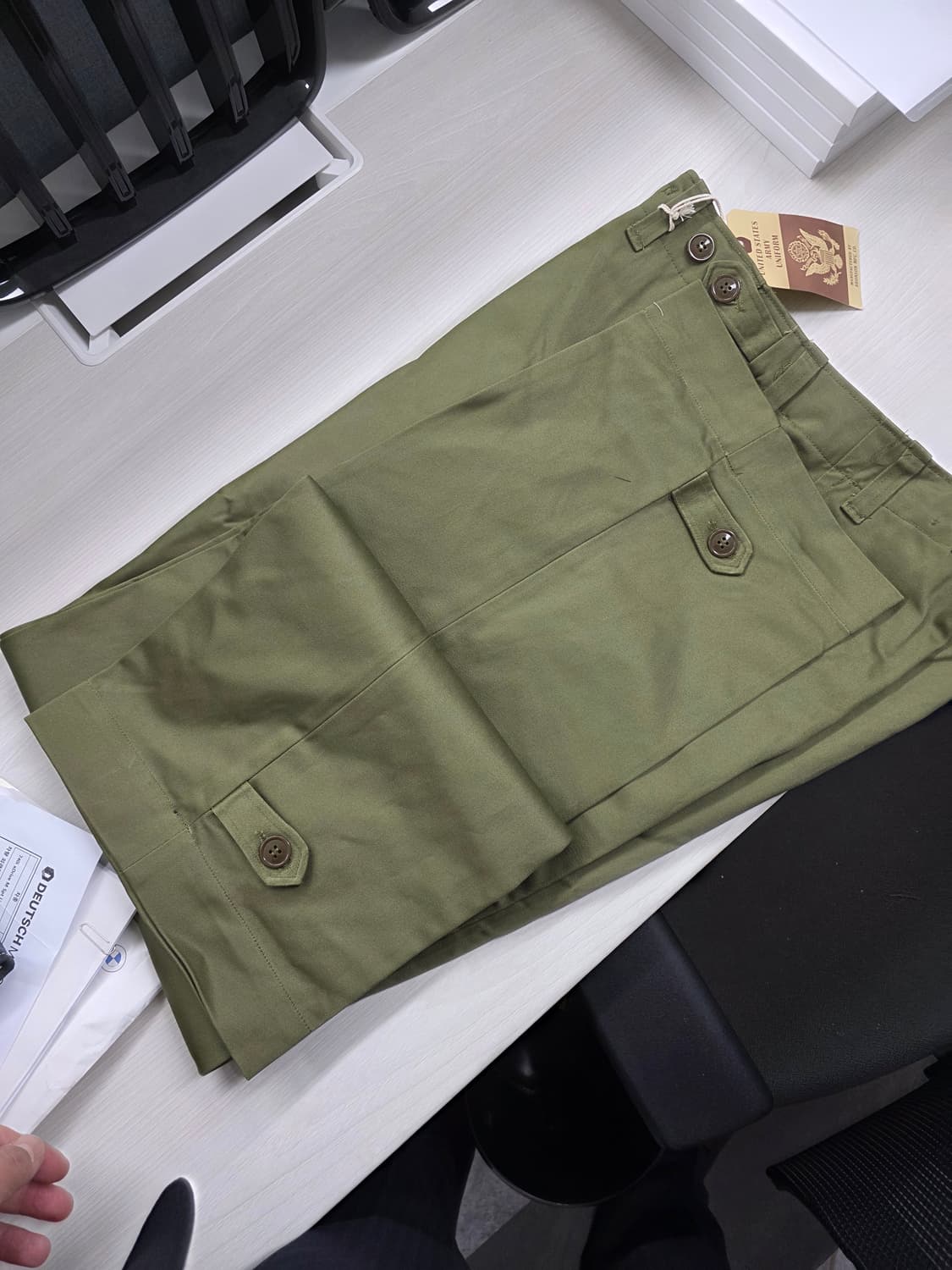 브론슨 M43 팬츠 새상품 36x32 판매합니다. 상품이미지1