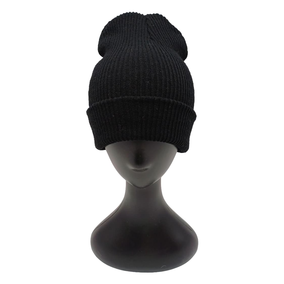 겨울 빈티지 블랙 무지 비니 [BF10445-154-42] 상품이미지1