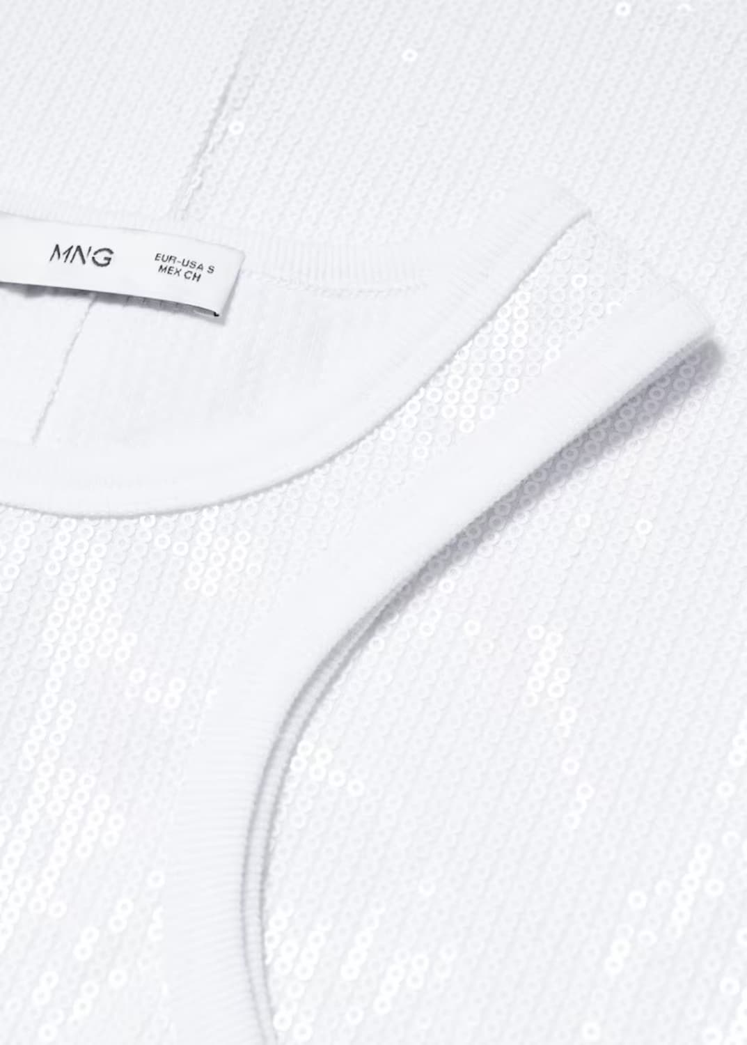 MANGO 망고 시퀸 홀터넥 탑 상품이미지5