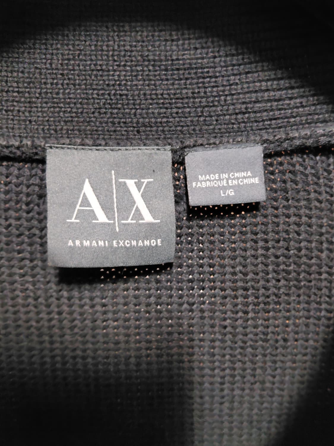 [아르마니익스체인지]코튼 숄카라 스웨터 L사이즈 상품이미지5