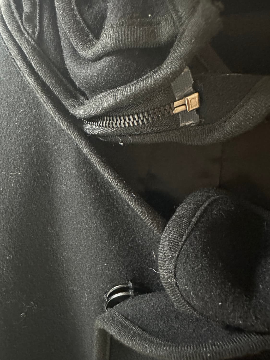 시스템 옴므 후드 코트 블랙 100 상품이미지8